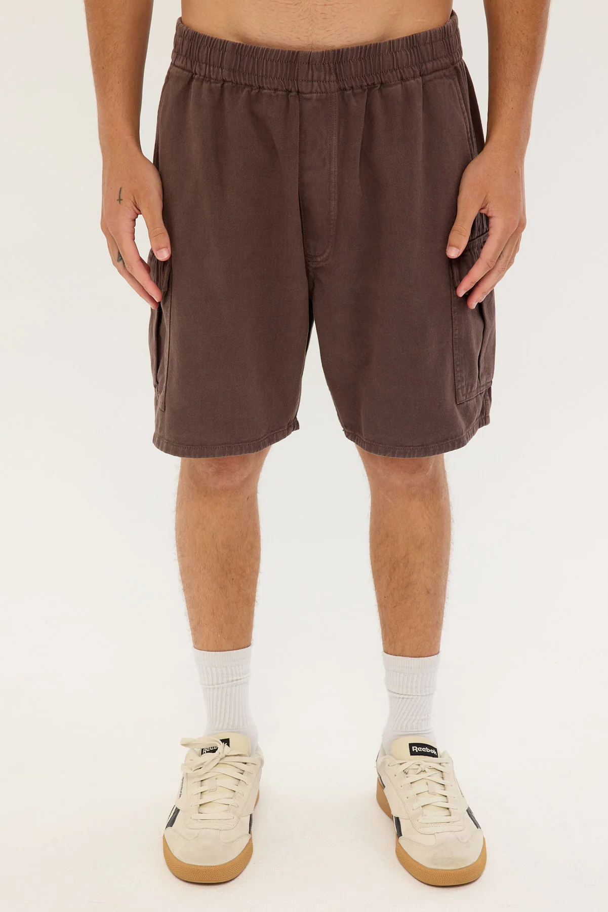 Rolla's Tradie Cargo Short Dark Cocoa - Image 7