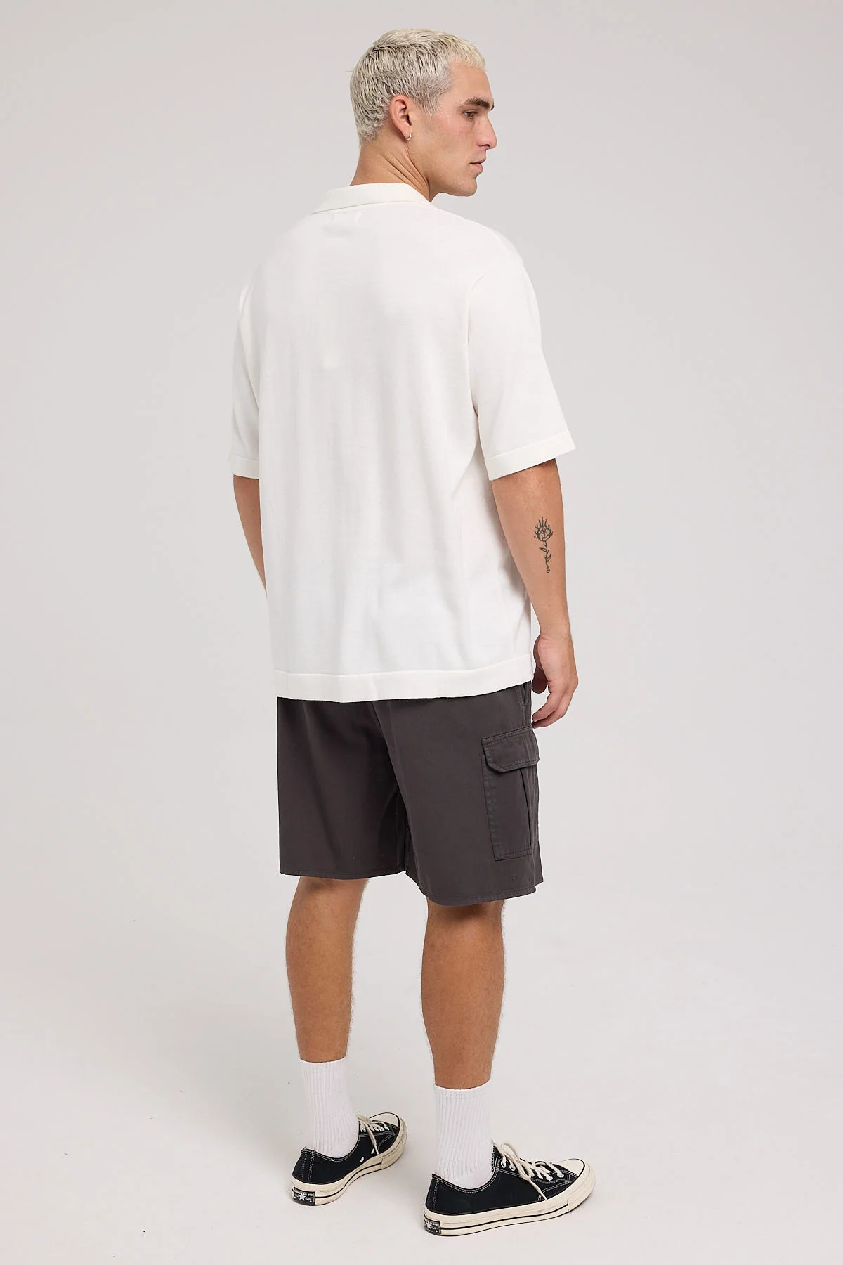 Rolla's Tradie Cargo Short Sulphur Black Sulphur Black - Image 4