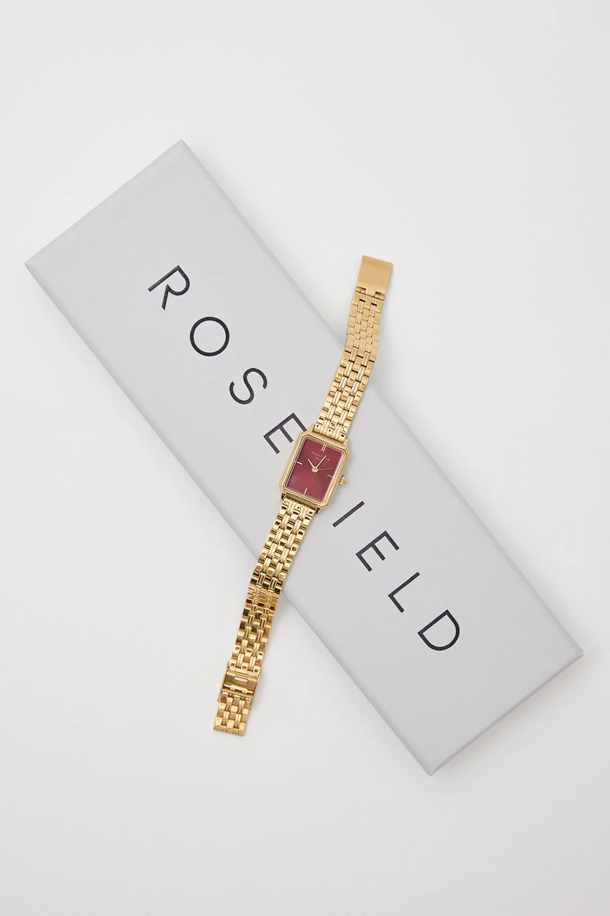 Rosefield Octagon XS Burgundy Sunray Gold - Image 3