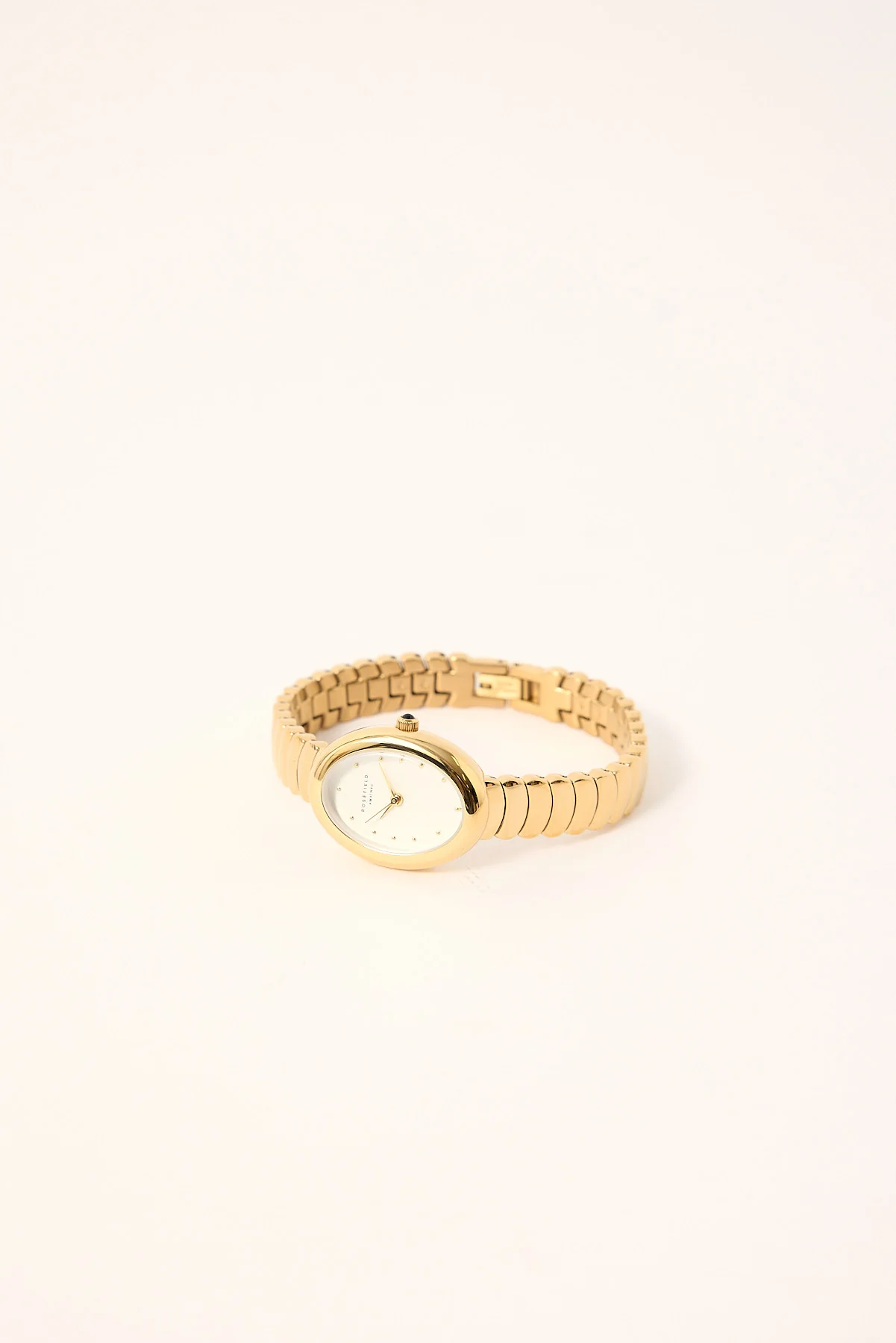 Rosefield Ovale White Matte SS Gold Gold - Image 2