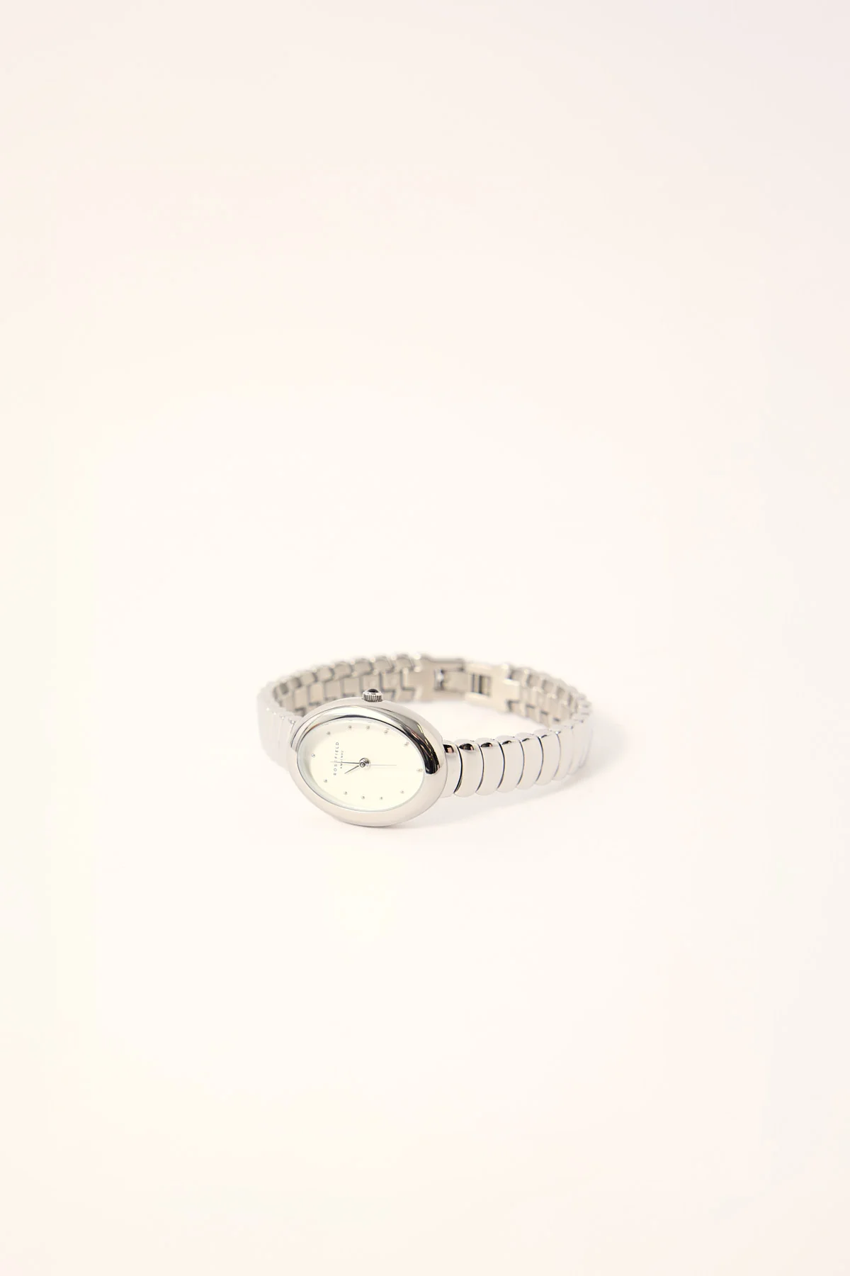 Rosefield Ovale White Matte SS Silver Silver - Image 2
