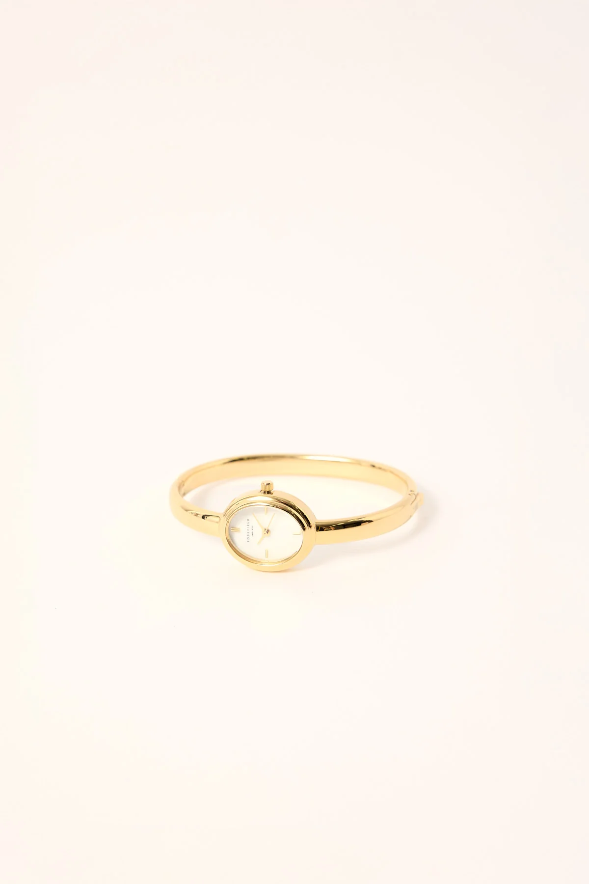 Rosefield Studio Edition 6 Bangle Watch Oval Gold Gold