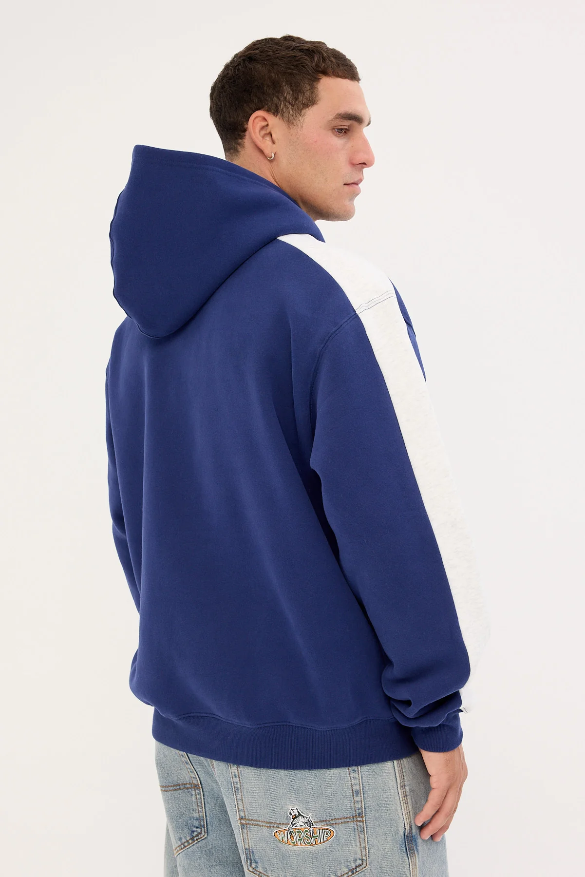 Rusty 2K Sing 2.0 Hooded Fleece Dark Blue - Image 5