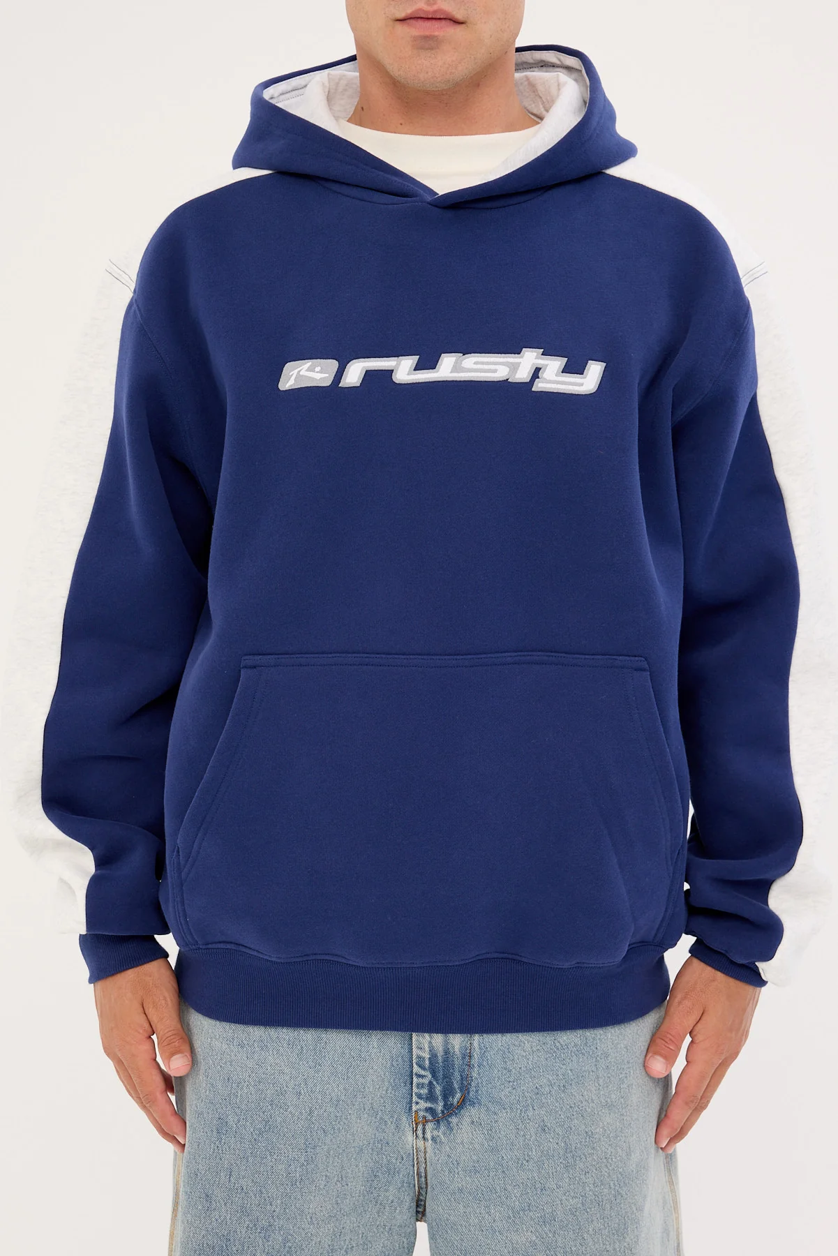 Rusty 2K Sing 2.0 Hooded Fleece Dark Blue - Image 6