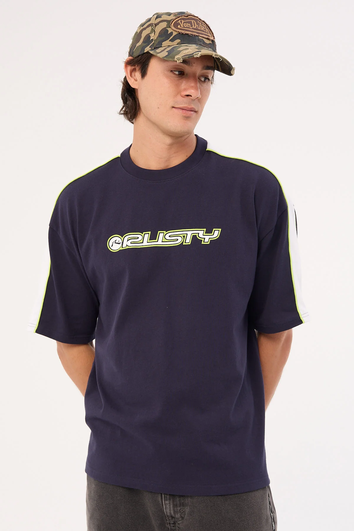 Rusty Alonso 2.0 Heavy Short Sleeve Tee Navy