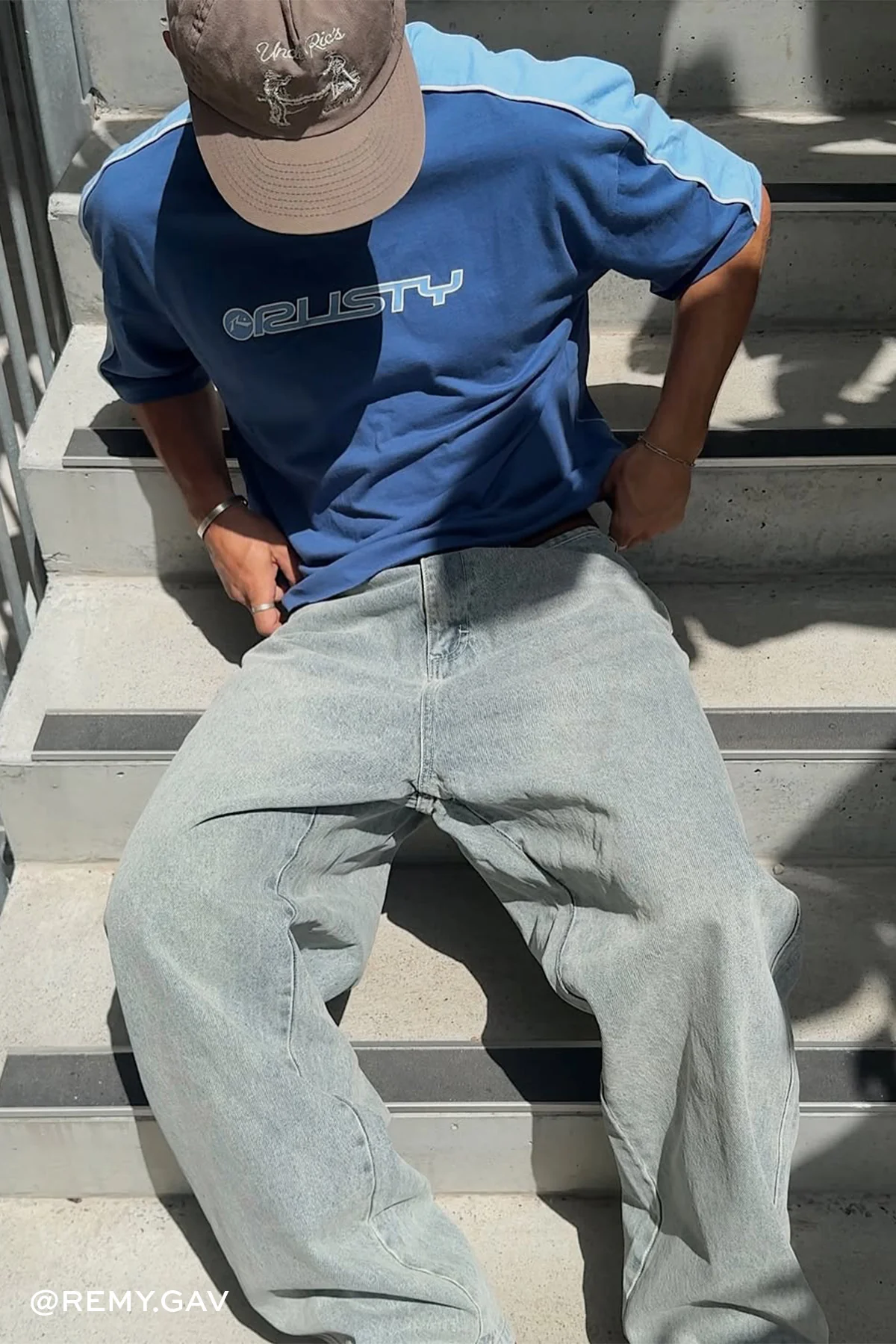 Rusty Alonso 4.0 Tee Atlantic Blue - Image 3