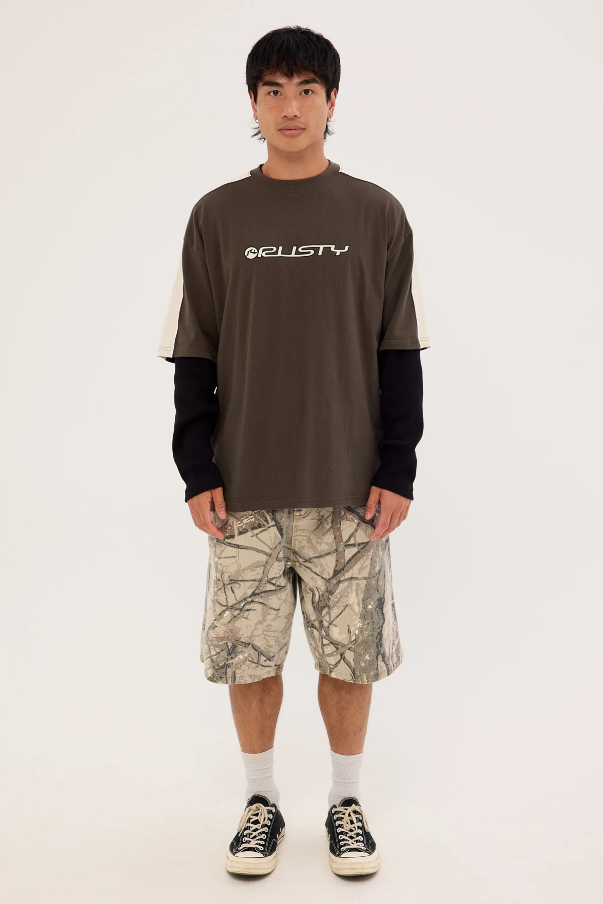 Rusty Alonso 5.0 Tee Coffee Brown - Image 2