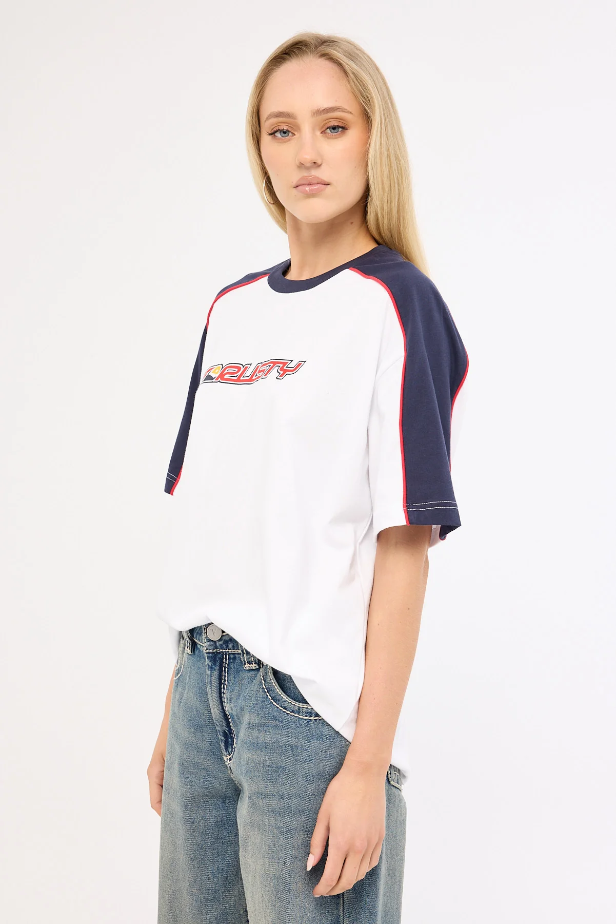 Rusty Archived Shooter Oversize Tee White - Image 4