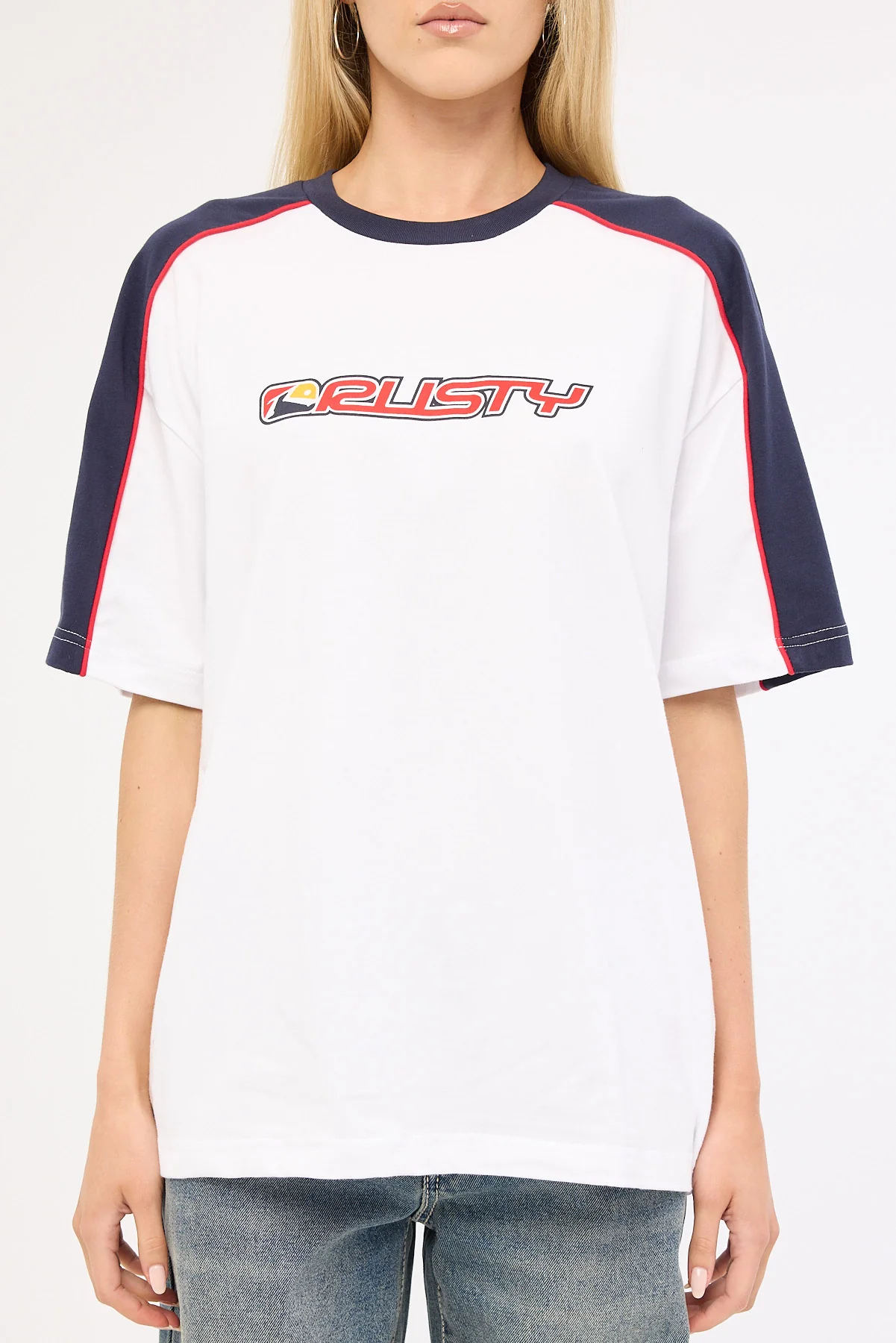 Rusty Archived Shooter Oversize Tee White - Image 7