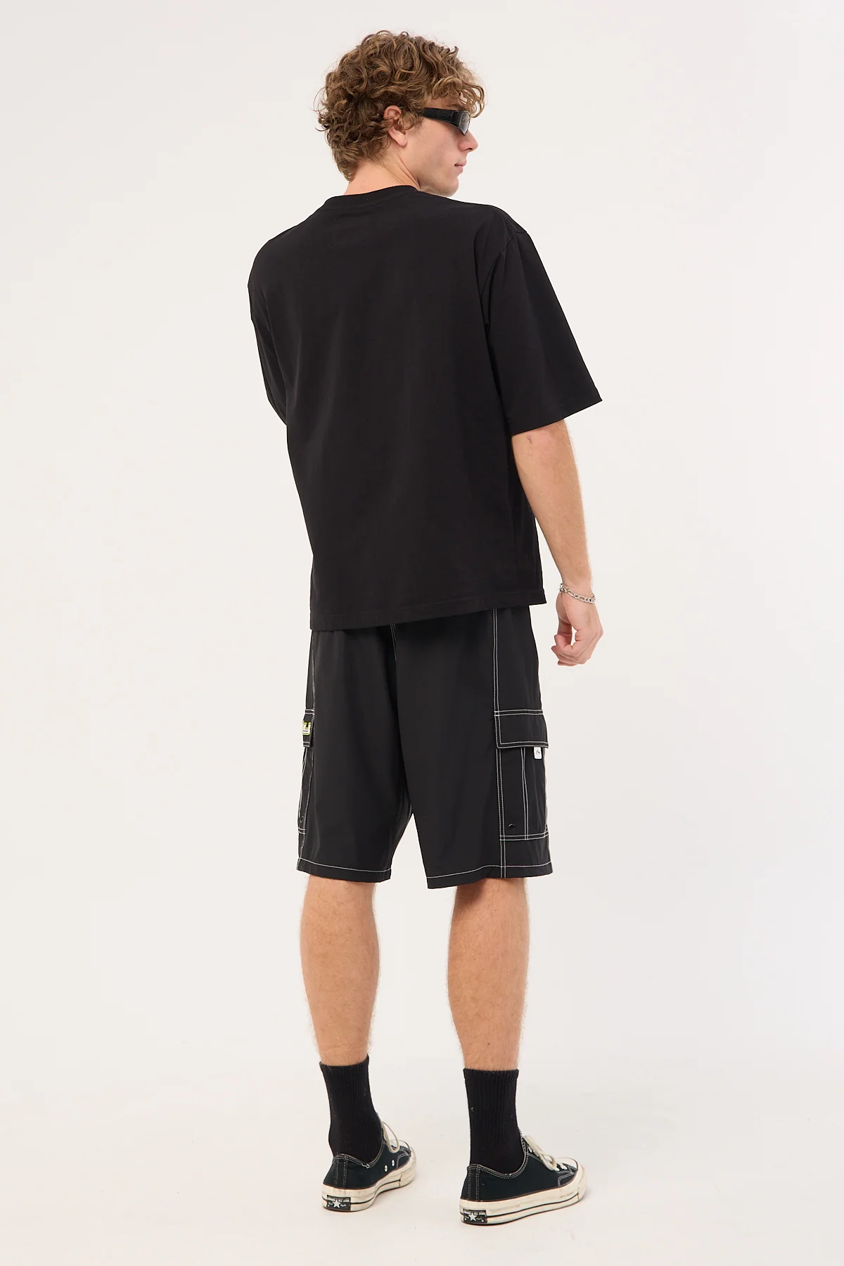 Rusty Artful Dodger Elastic Waist Boardshort Black - Image 6