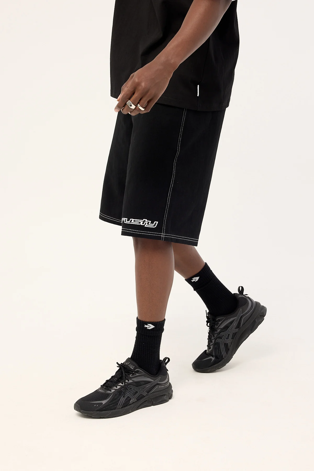 Rusty Baggus Elastic Short Black - Image 3