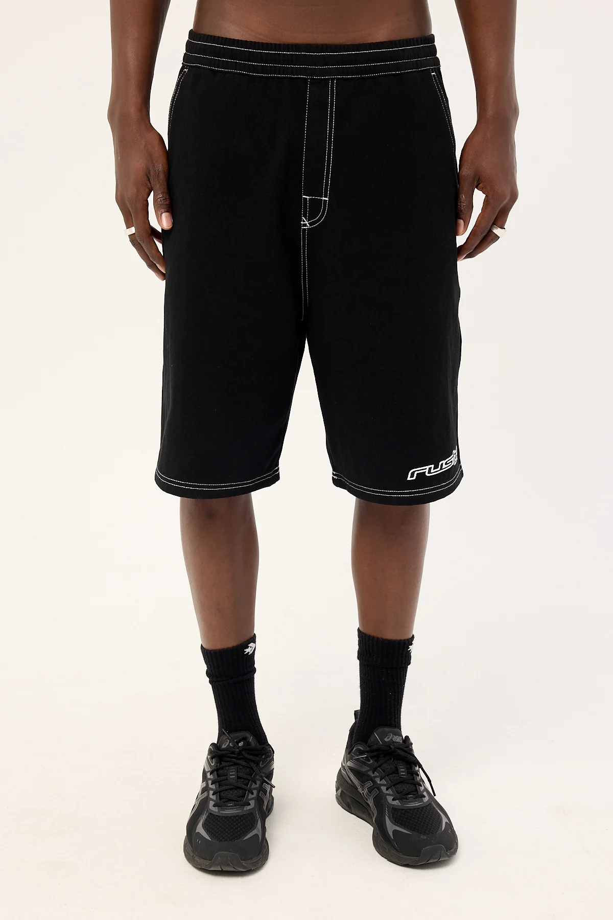 Rusty Baggus Elastic Short Black - Image 7