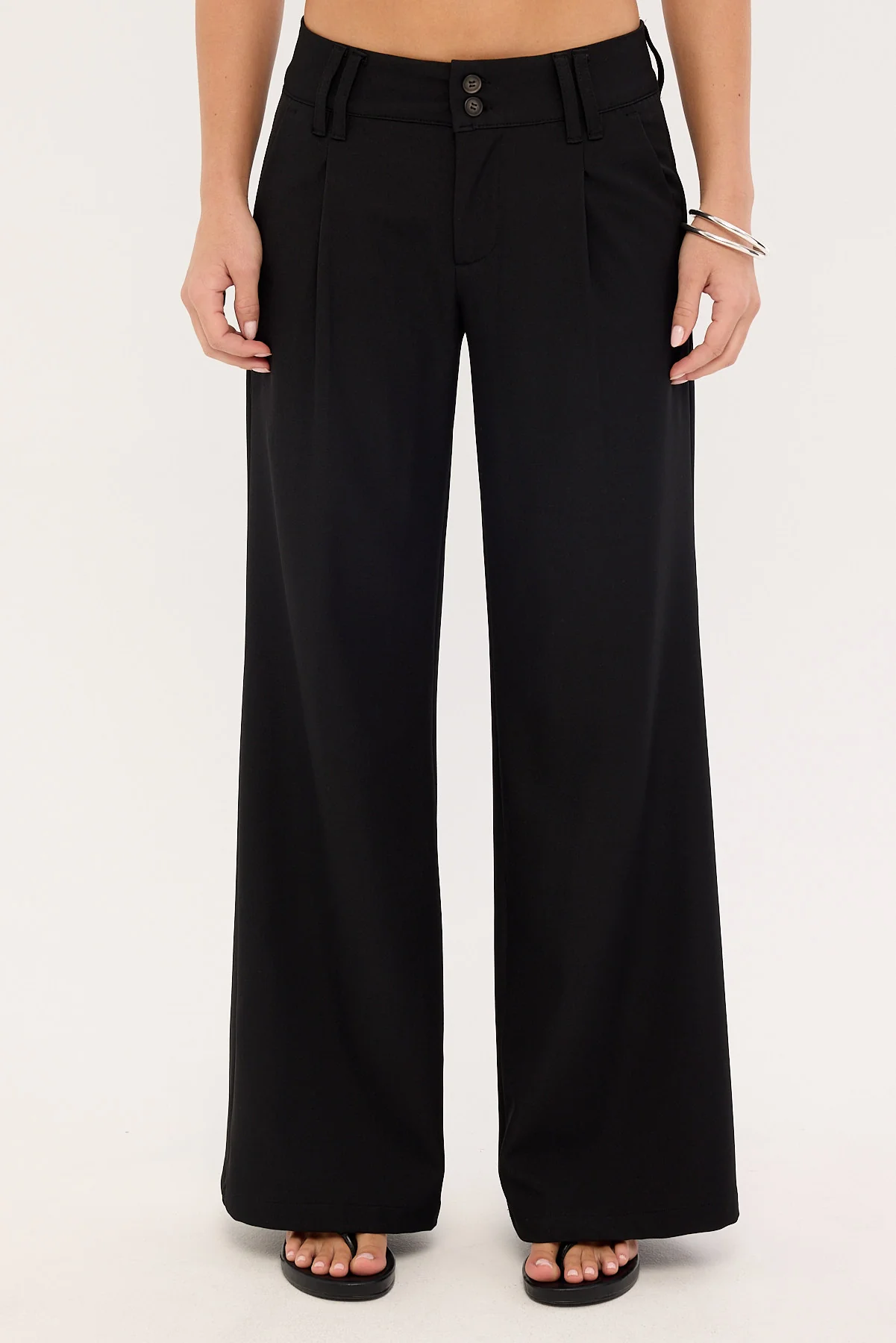 Rusty Beverley Low Rise Suit Pant Black - Image 7