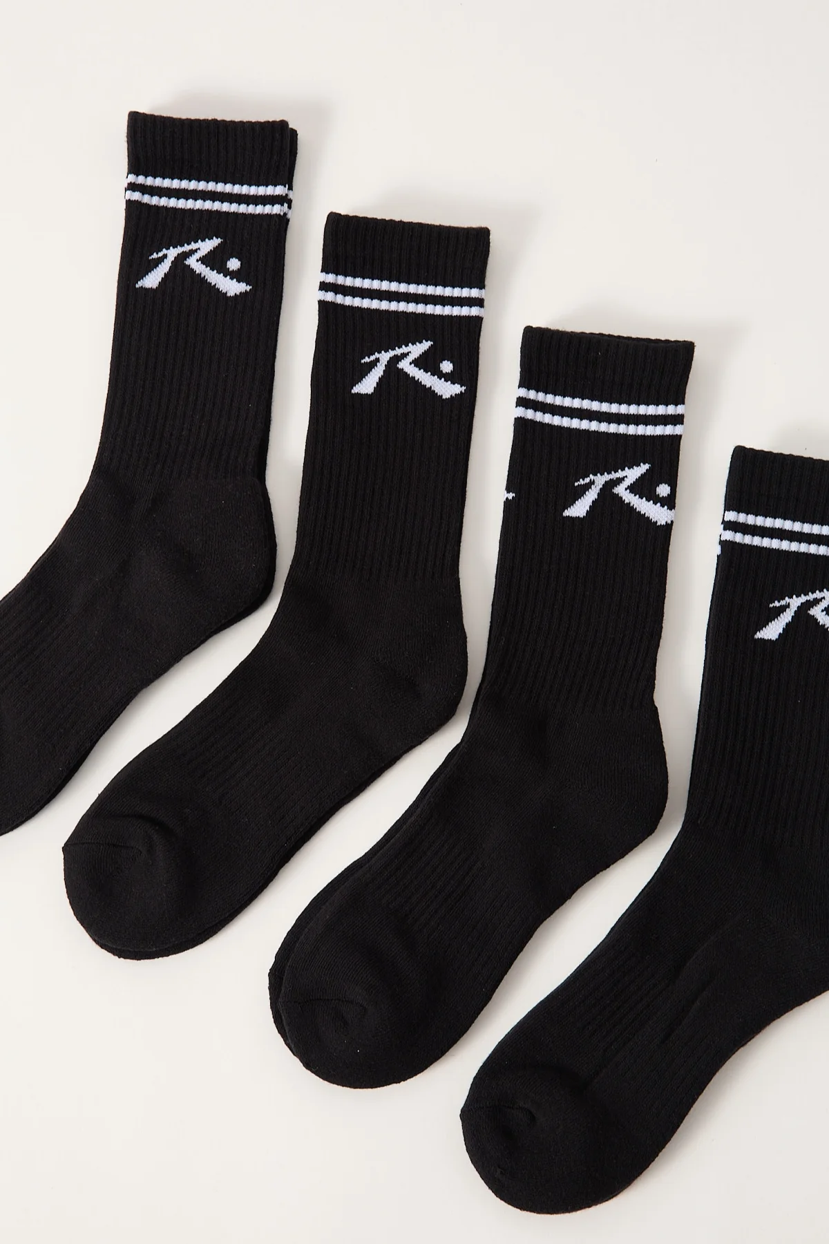 Rusty Comp Mid Calf 4-Sock Pack Black 1 - Image 2