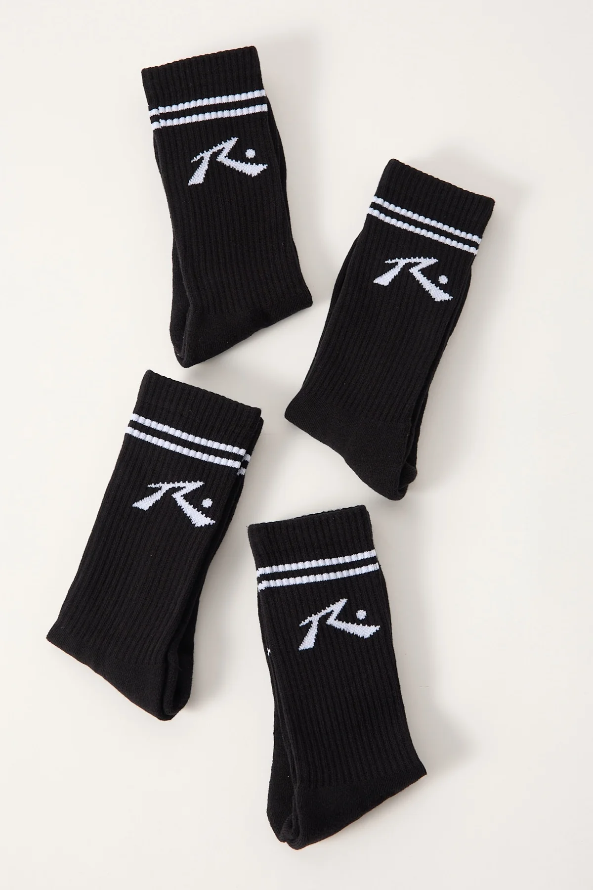 Rusty Comp Mid Calf 4-Sock Pack Black 1 - Image 5