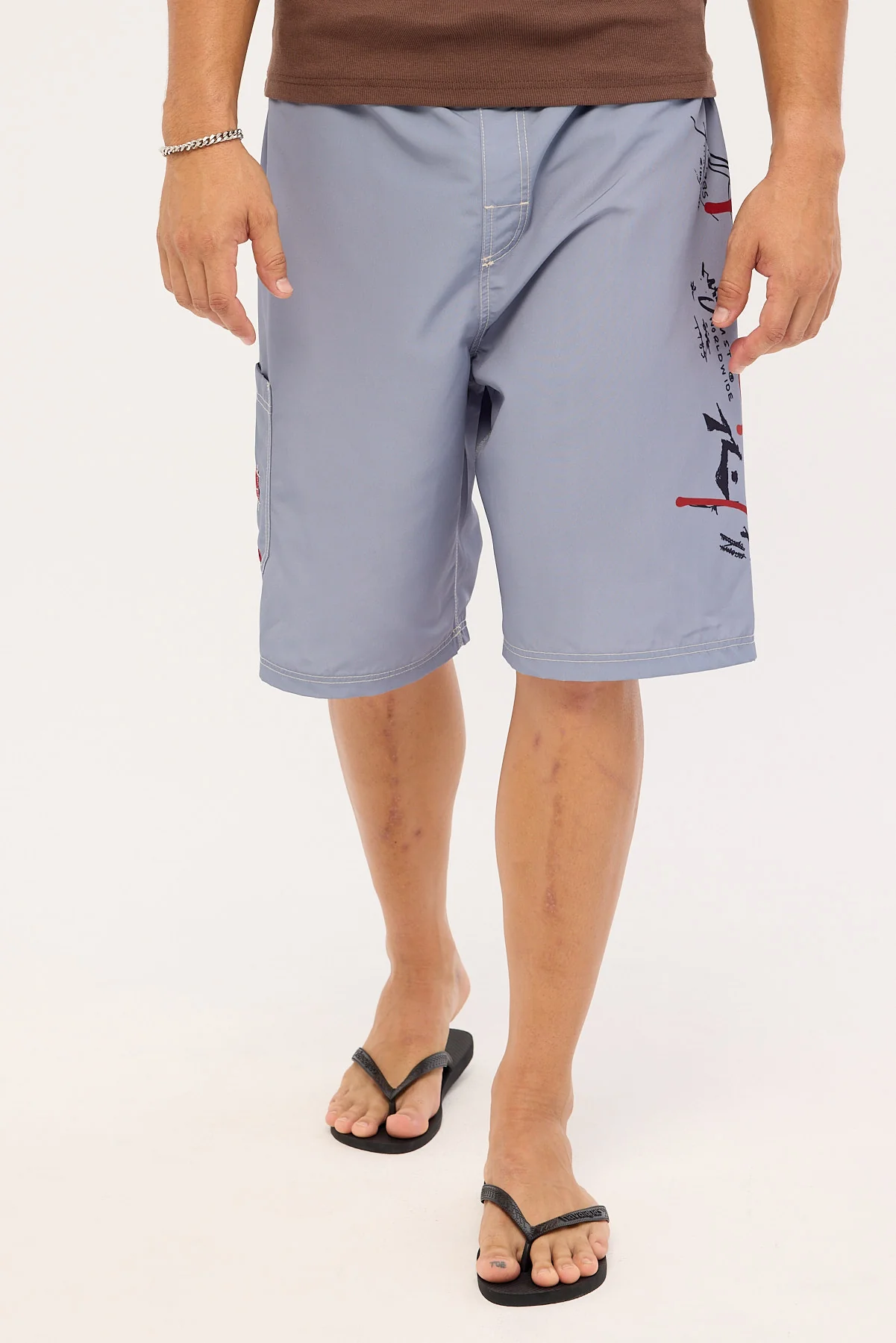 Rusty Crisis Hybrid Waist Boardshort Stone Grey - Image 2