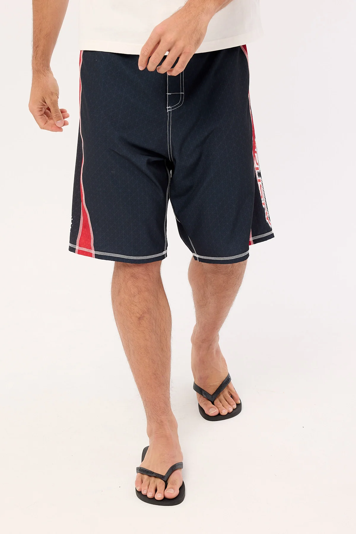 Rusty Cybernate Fixed Waist Boardshort Black - Image 2
