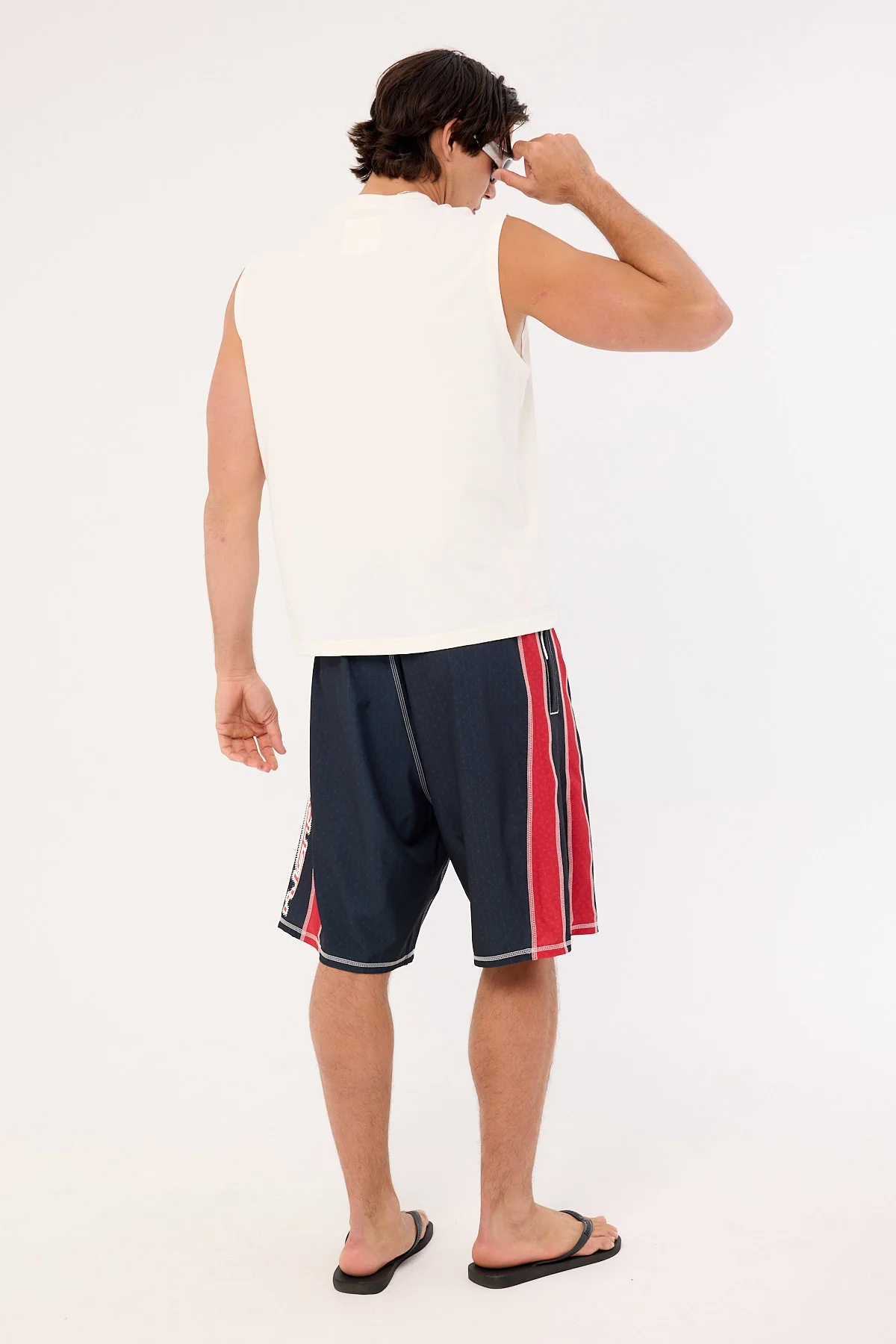 Rusty Cybernate Fixed Waist Boardshort Black - Image 5