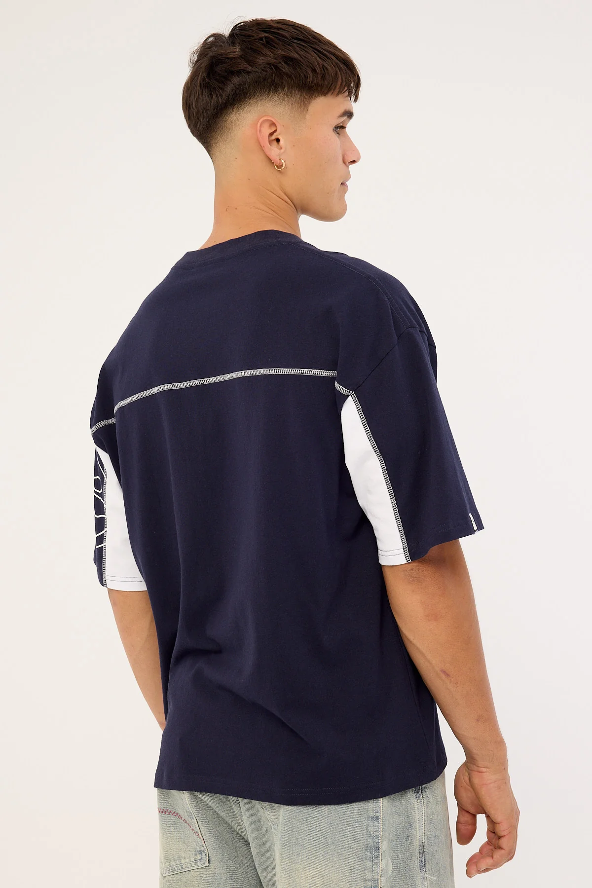 Rusty Cyberwave 2.0-? Tee Navy Blue - Image 6