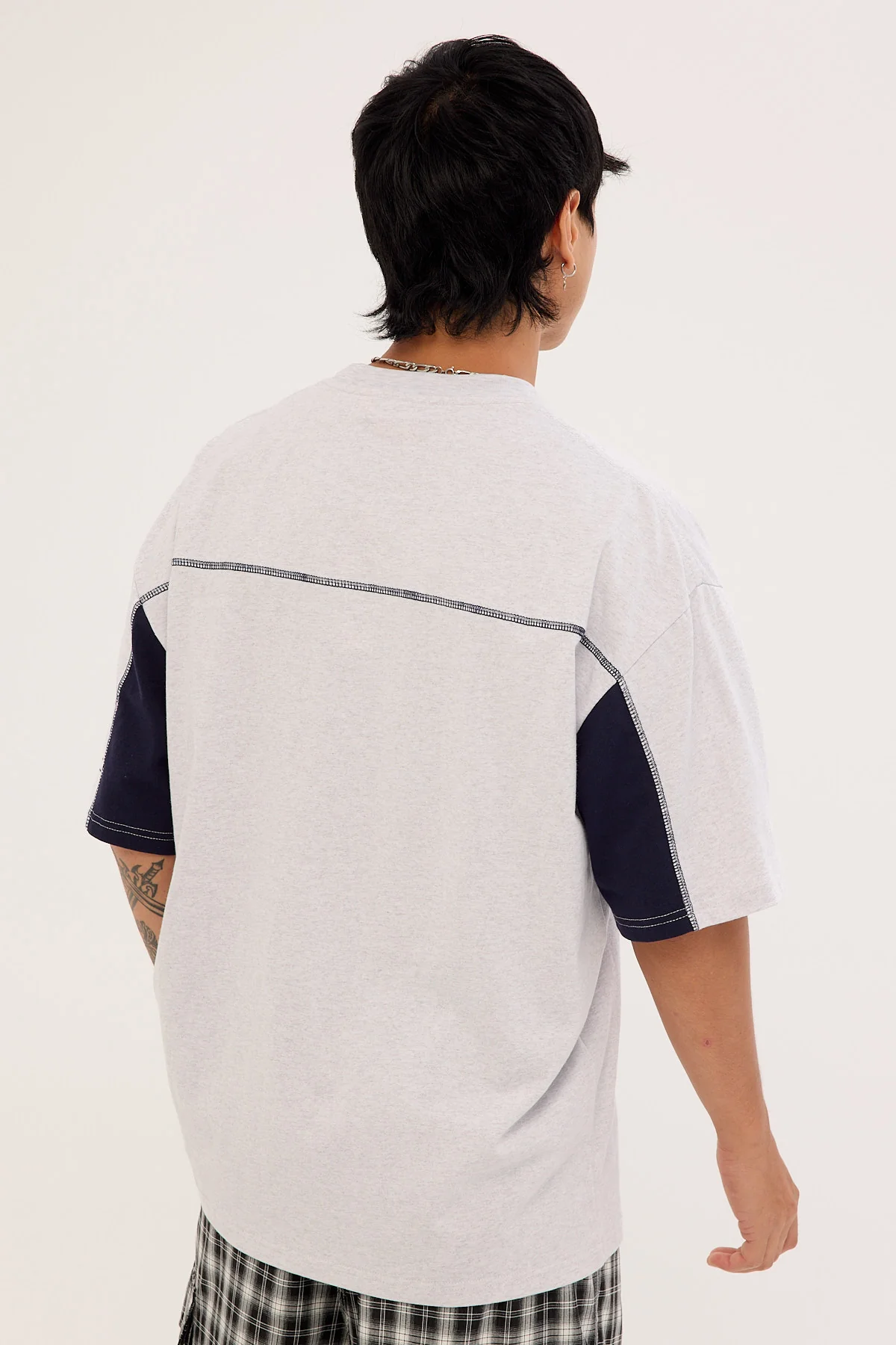 Rusty Cyberwave Tee Ecru Marle - Image 5