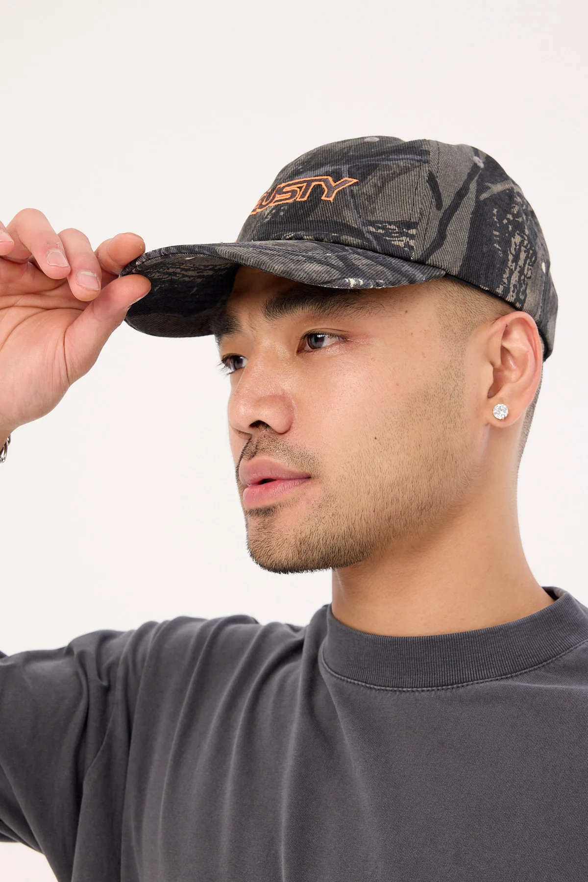 Rusty Dead End Dad Cap Grey Camo - Image 2