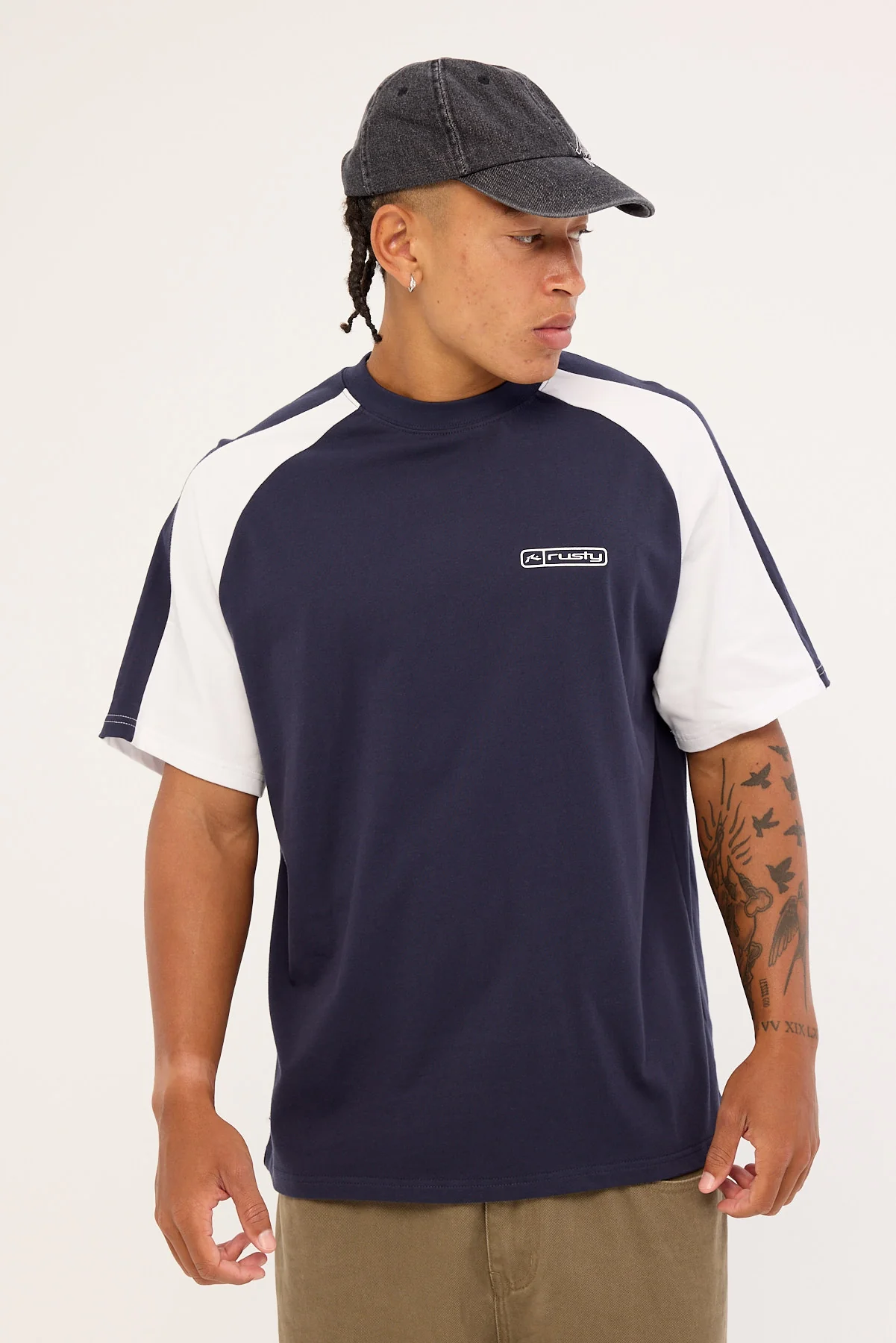 Rusty Dodger Tee Navy Blue