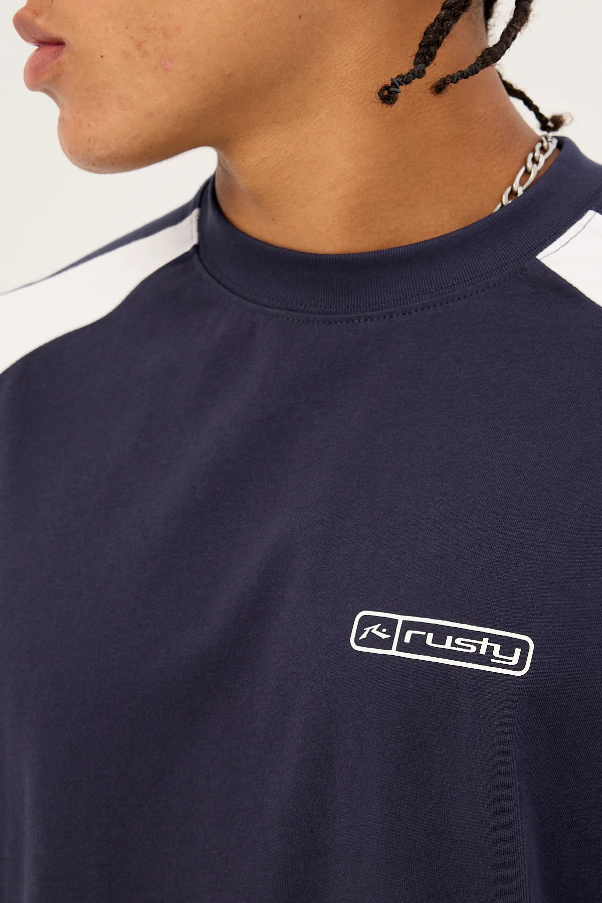 Rusty Dodger Tee Navy Blue - Image 5