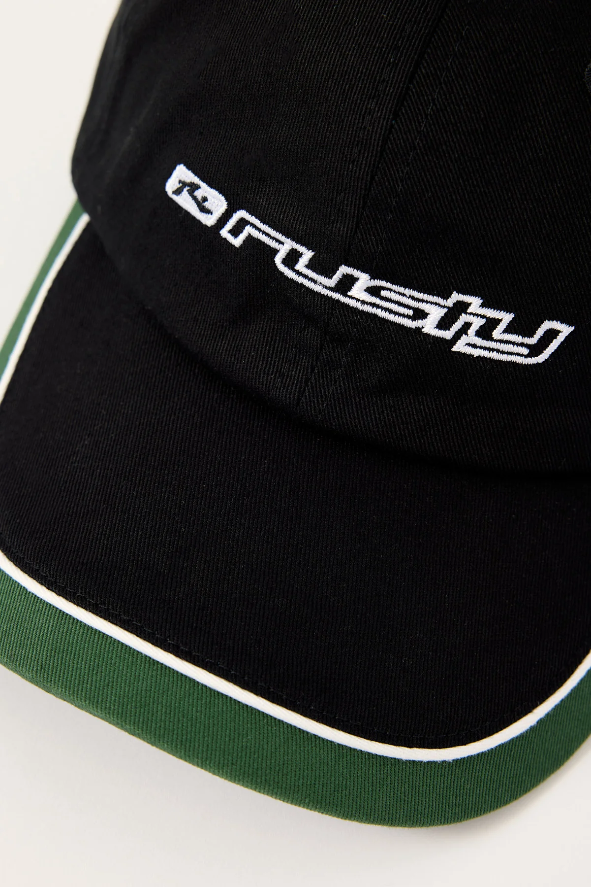Rusty Double Dip Dad Cap Black/Green - Image 2