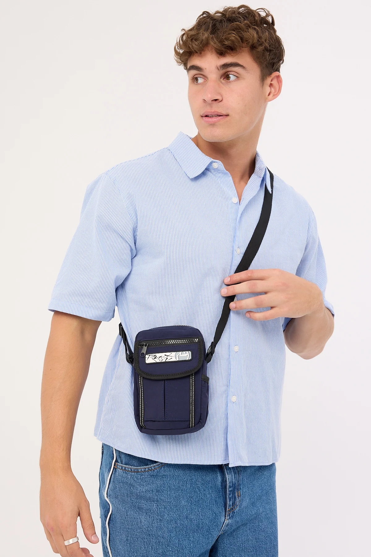 Rusty Electric Crossbody Bag Navy Blue - Image 2