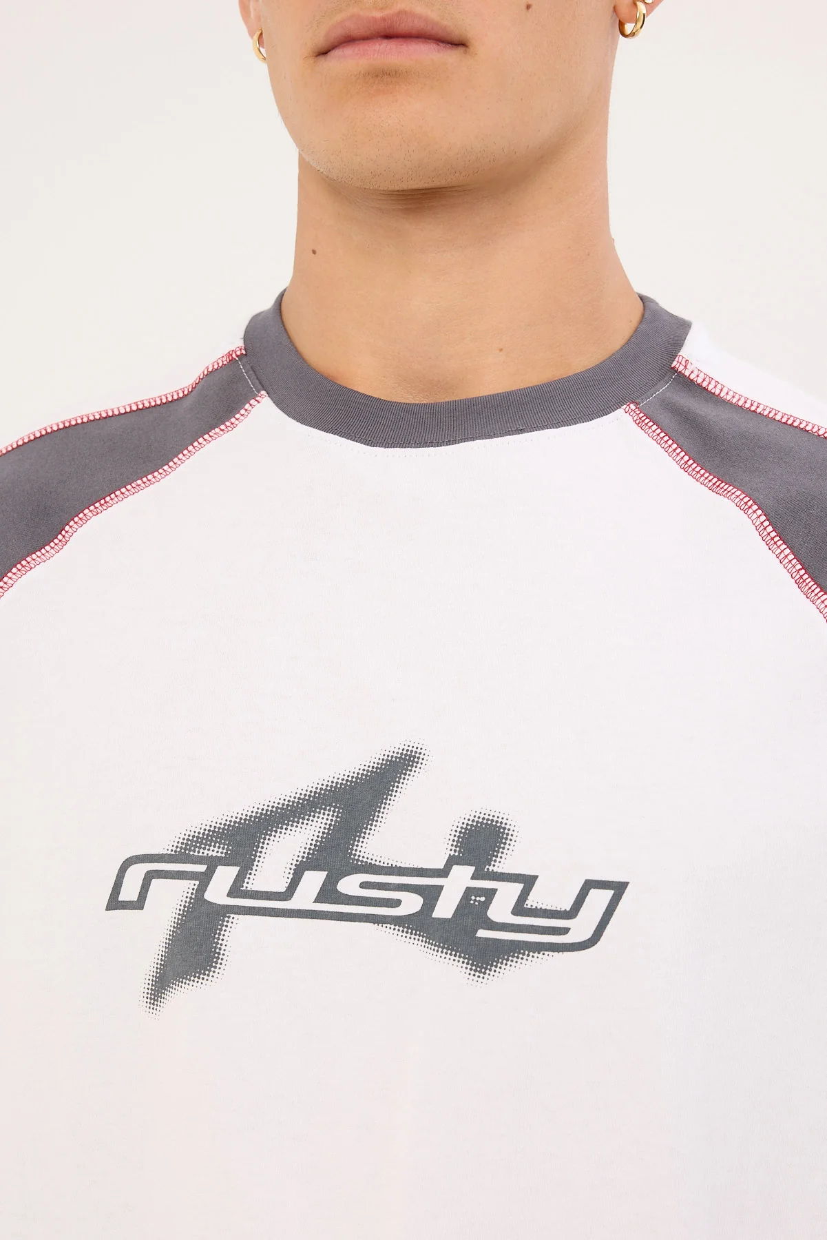 Rusty Fade-R Tee White - Image 3
