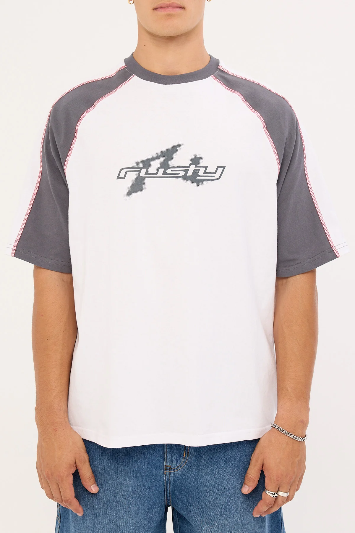 Rusty Fade-R Tee White - Image 6