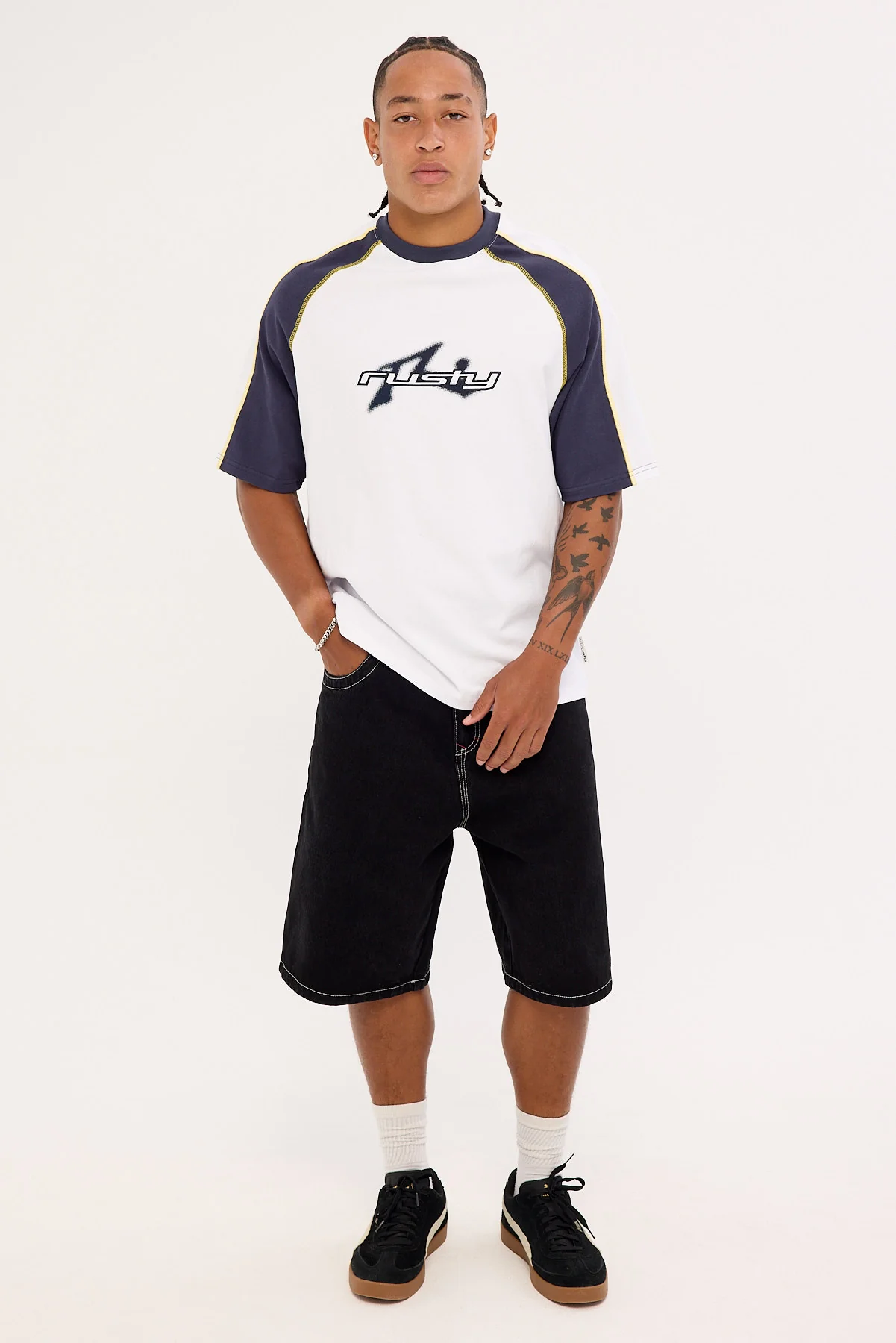 Rusty Fade-R Tee White - Image 2