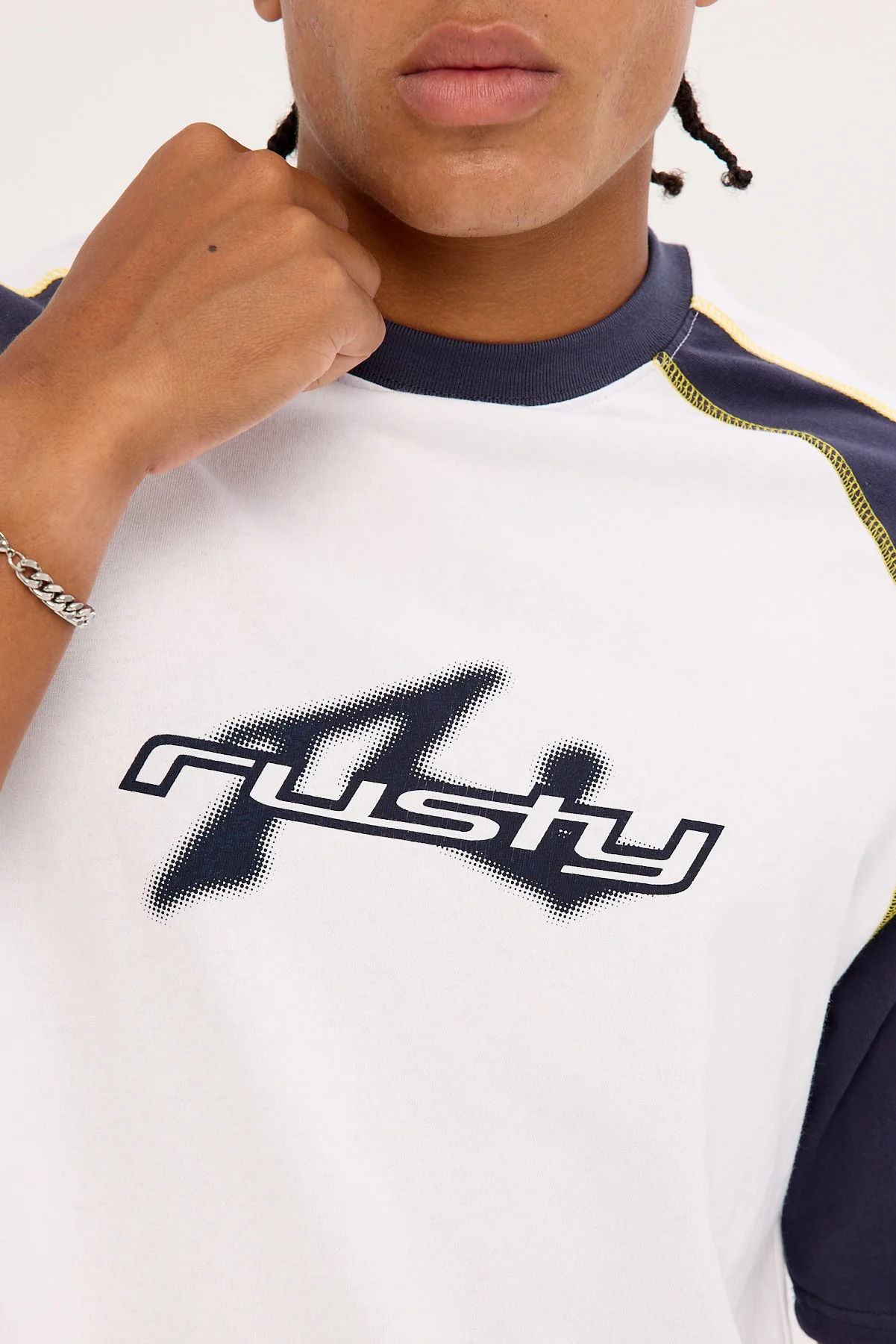Rusty Fade-R Tee White - Image 3