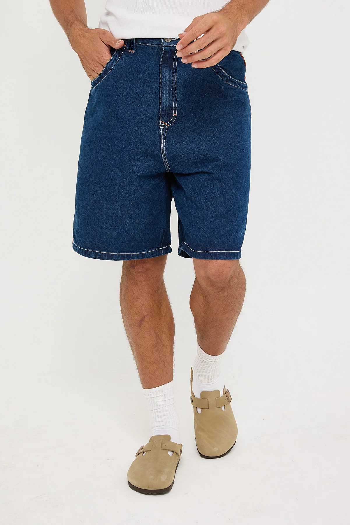 Rusty Flip Daddy 2.0 Jort Deep Sea Blue - Image 2