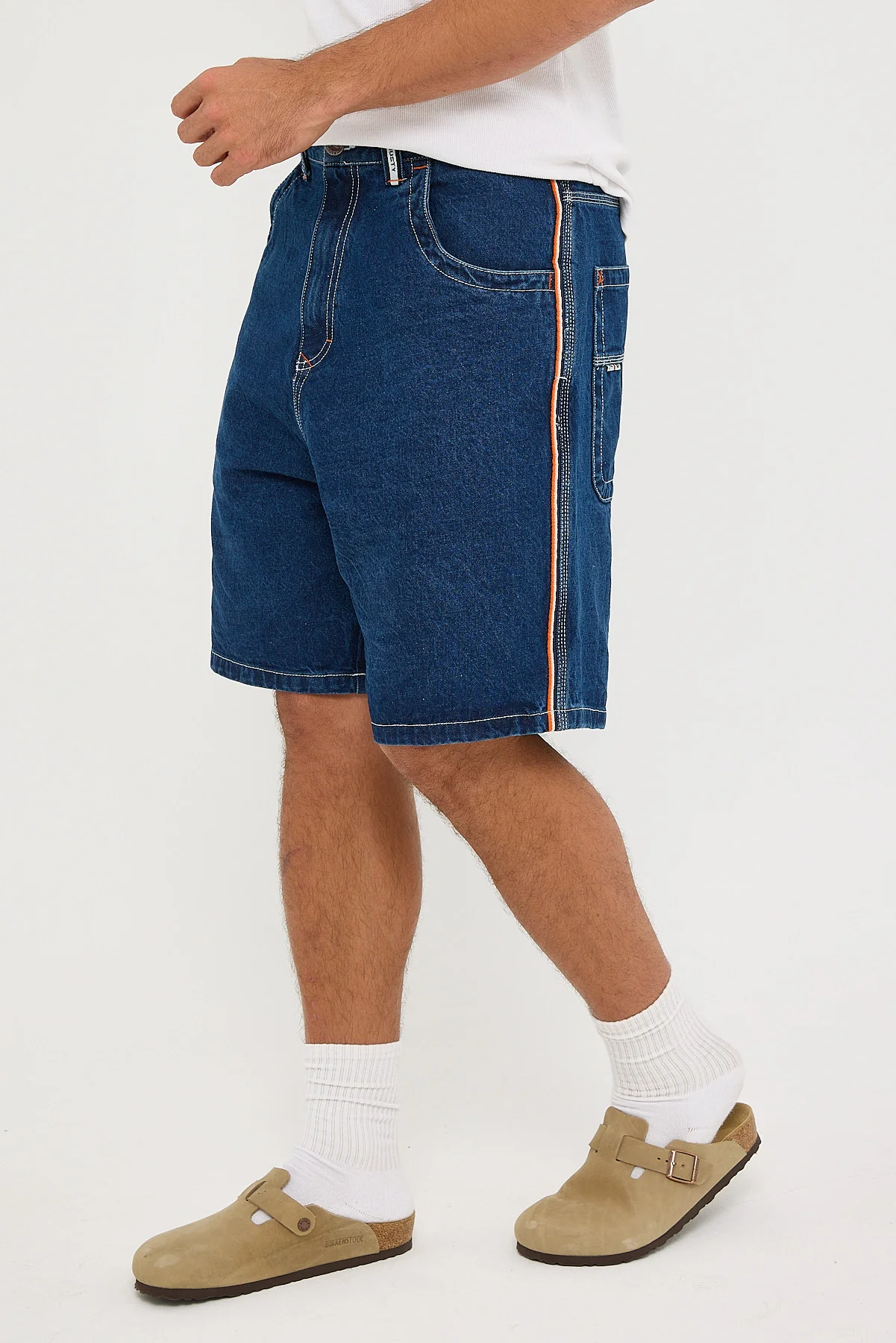 Rusty Flip Daddy 2.0 Jort Deep Sea Blue - Image 4
