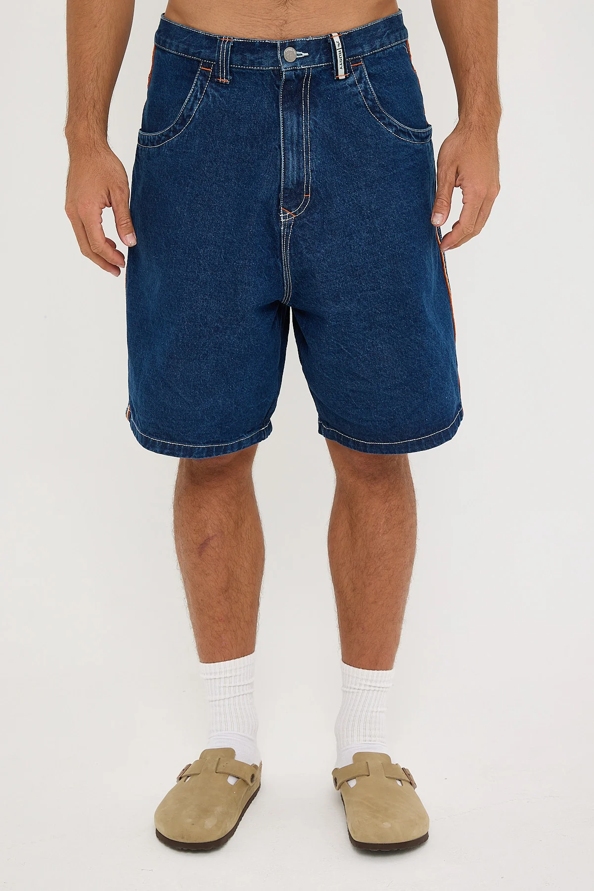 Rusty Flip Daddy 2.0 Jort Deep Sea Blue - Image 8