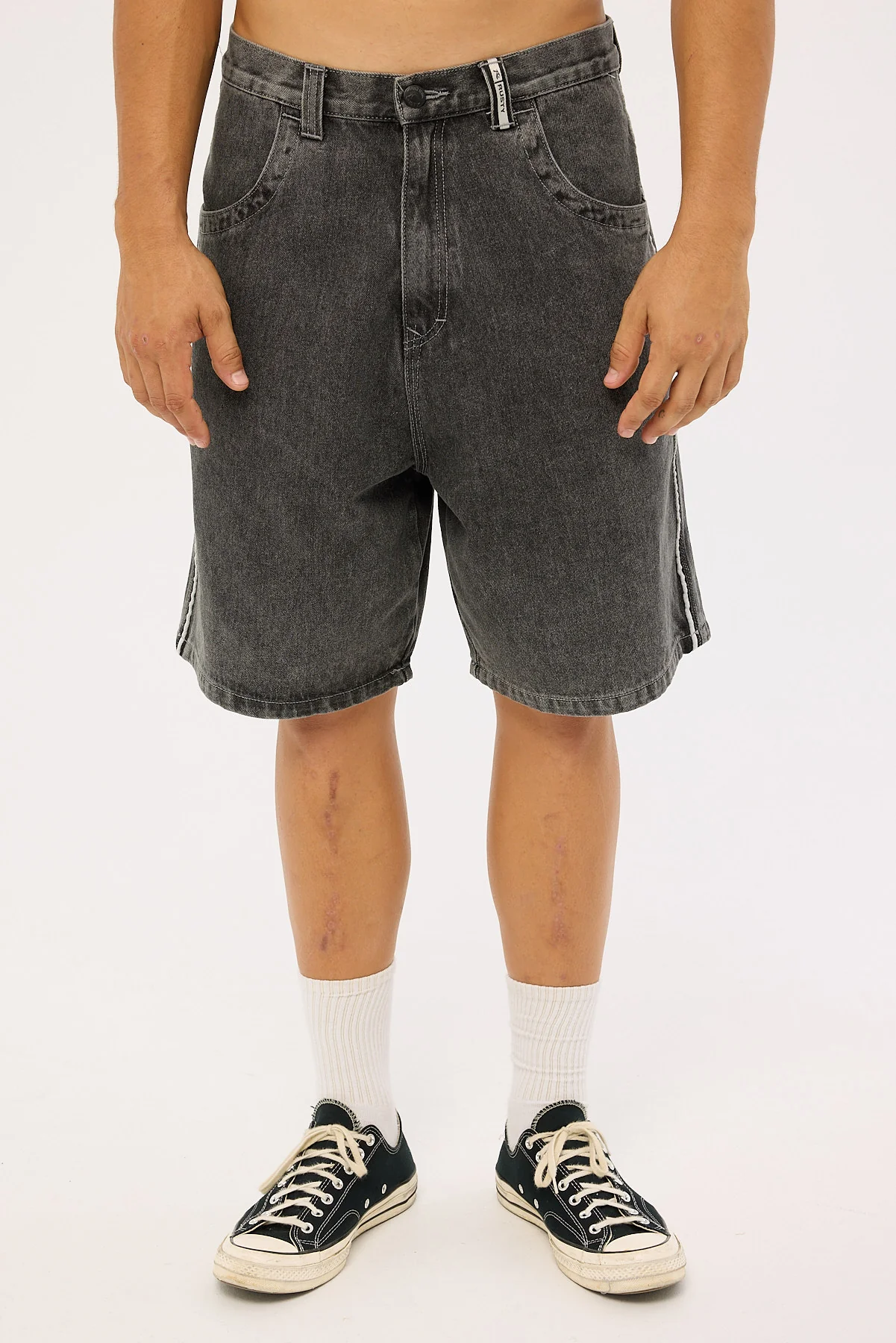 Rusty Flip Daddy 2.0 Jort Stone Black - Image 8