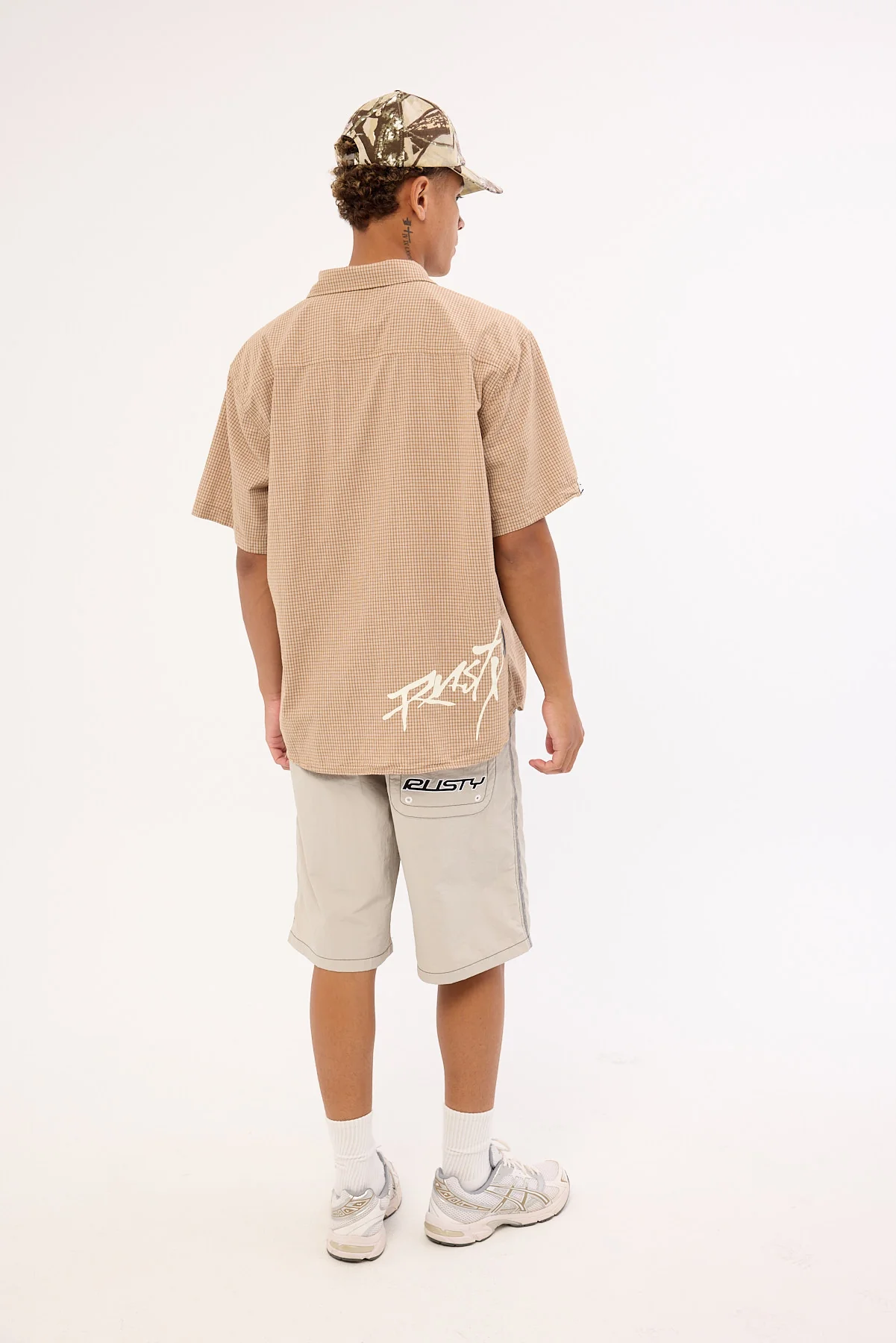 Rusty Flip Daddy Boardshort Stone Grey - Image 5