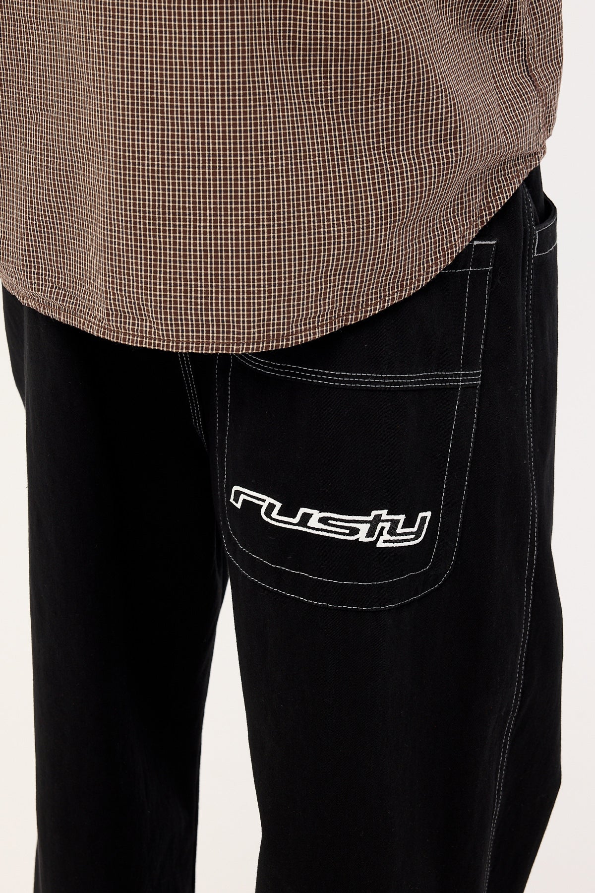 Rusty Flip Daddy Elastic Pant Black - Image 7