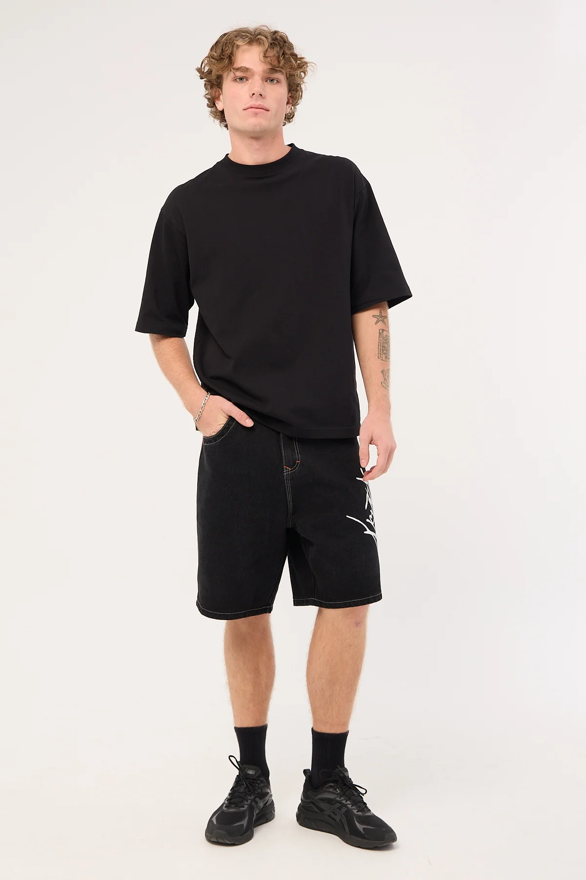 Rusty Flip Daddy Hoodus Jort Black Out - Image 2