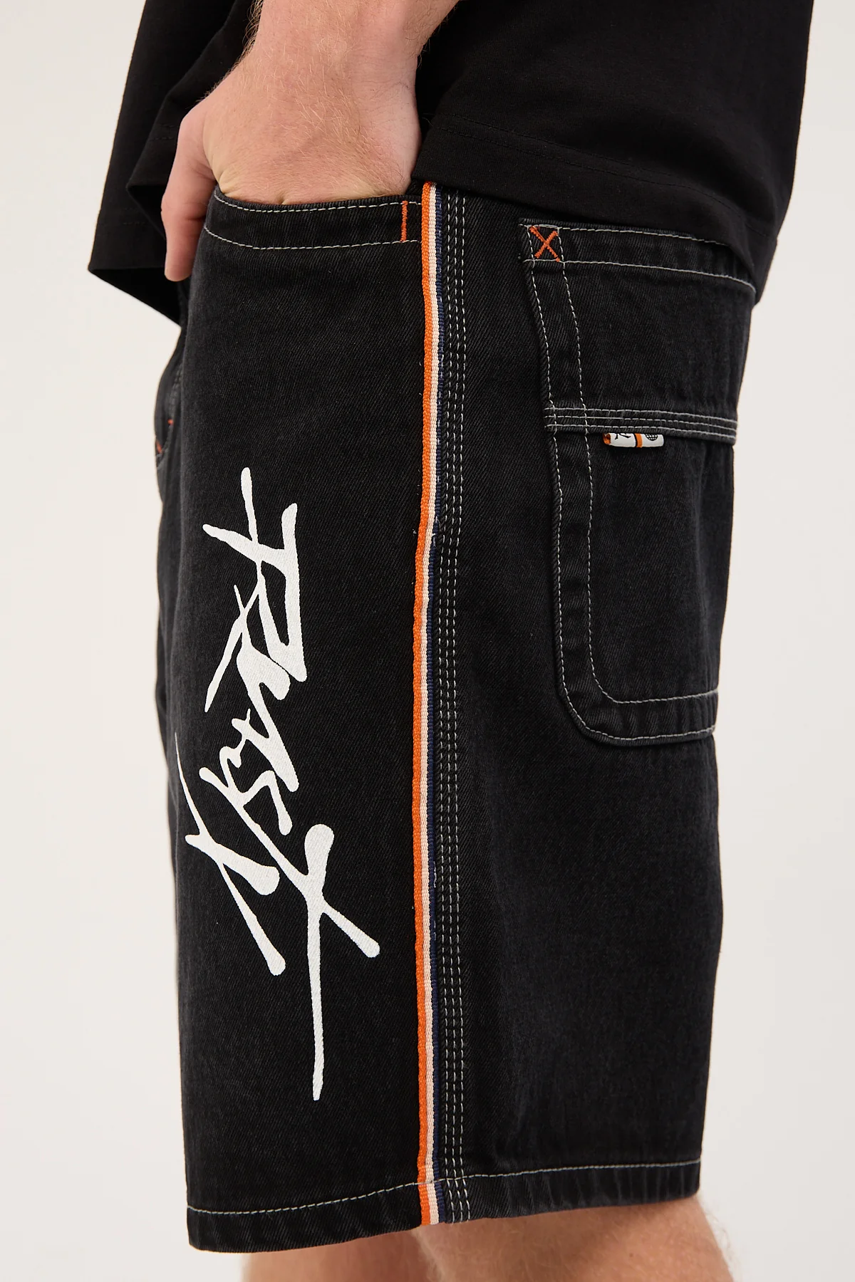 Rusty Flip Daddy Hoodus Jort Black Out - Image 3