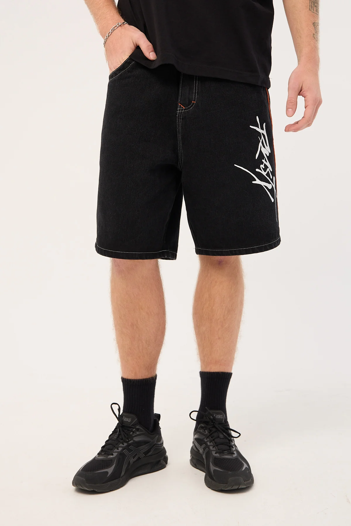Rusty Flip Daddy Hoodus Jort Black Out - Image 4
