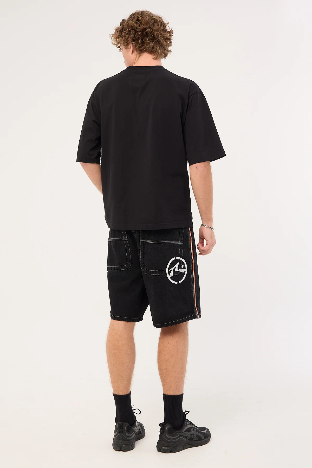Rusty Flip Daddy Hoodus Jort Black Out - Image 5