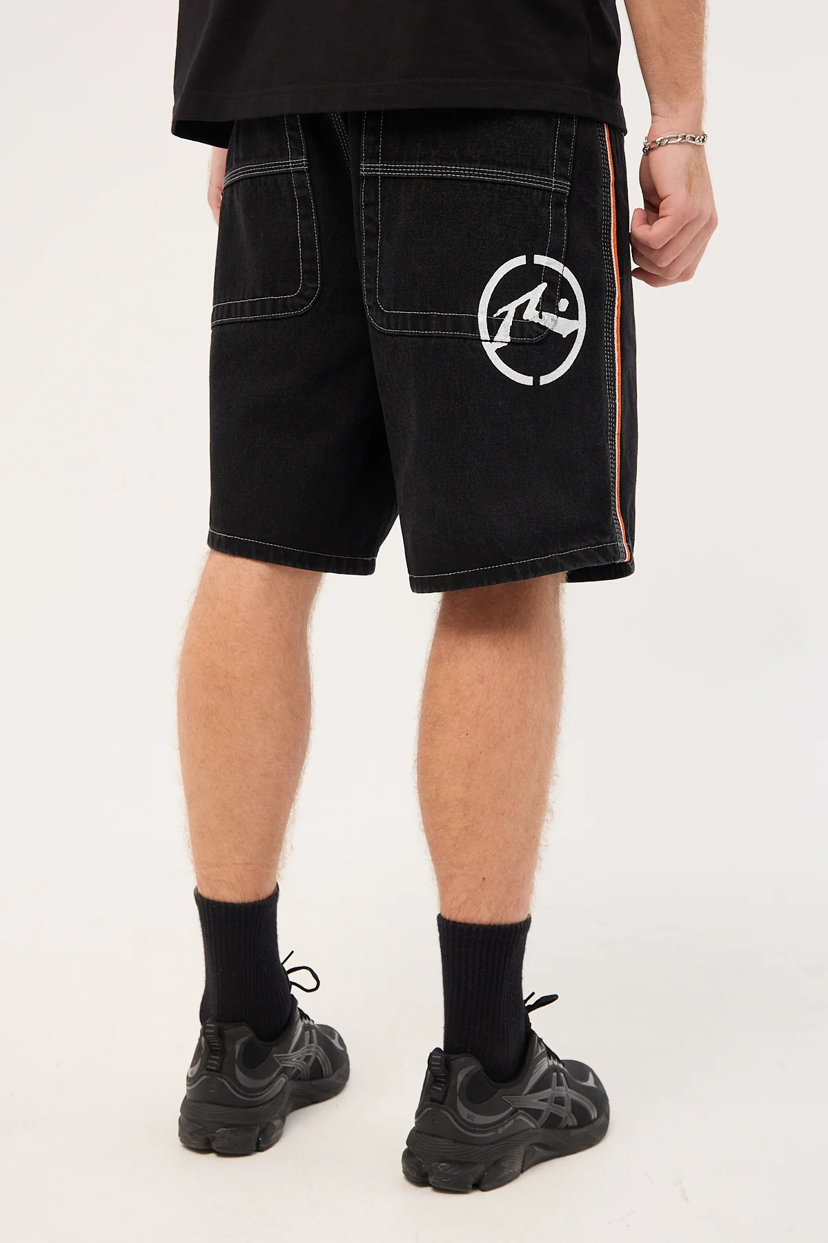 Rusty Flip Daddy Hoodus Jort Black Out - Image 6