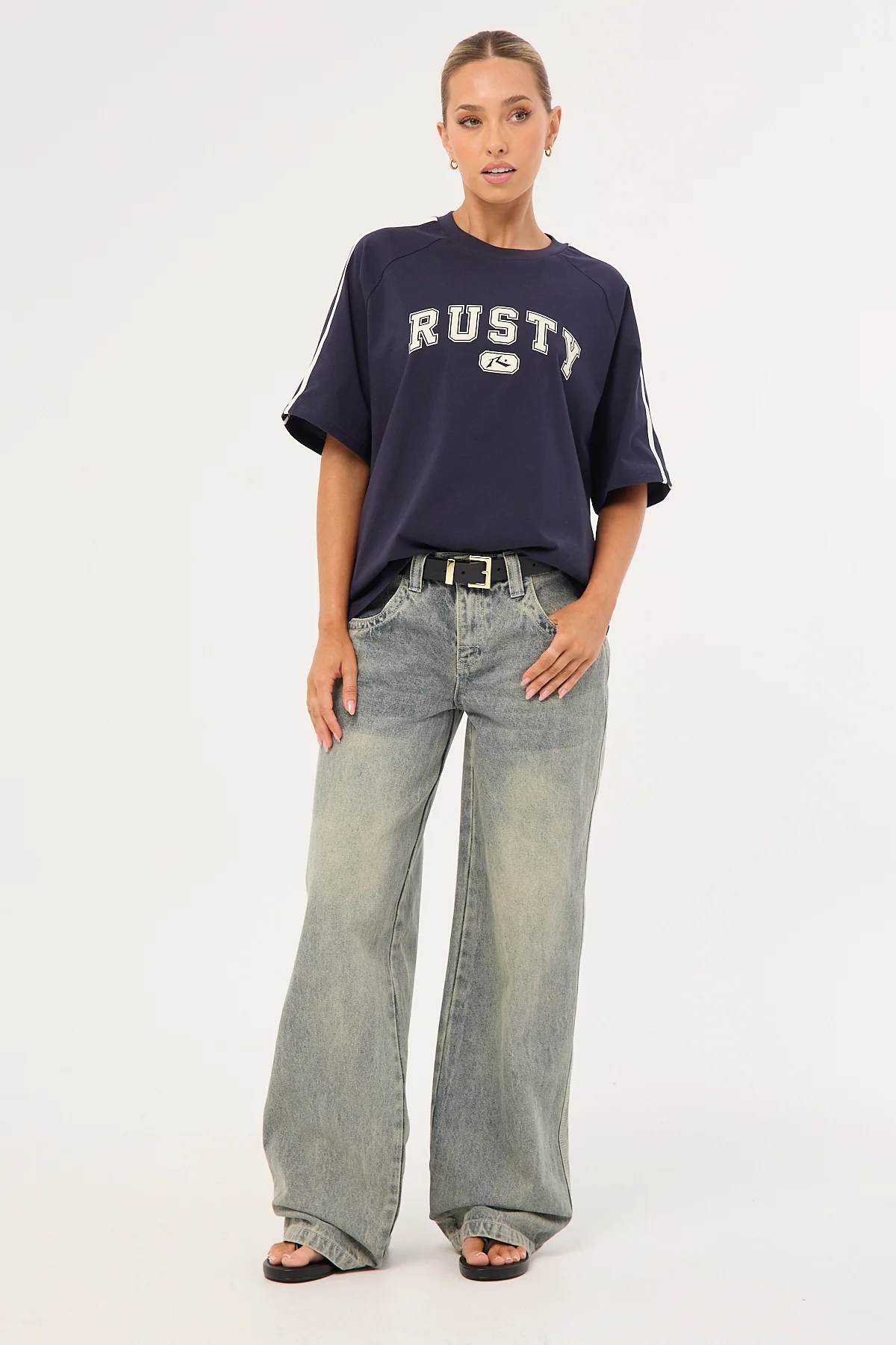 Rusty Flip Mommy Low Rise Tapeless Jean Dirty Dawg