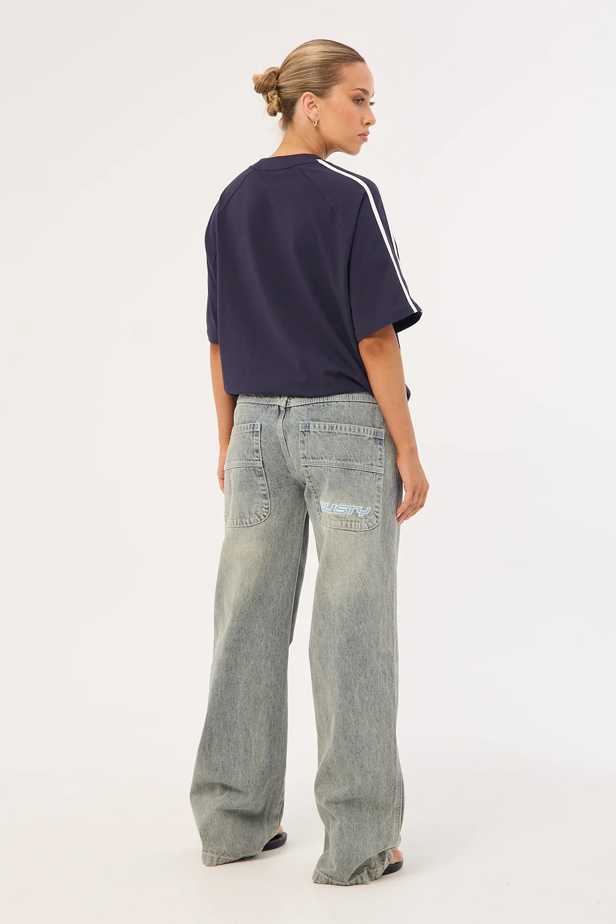 Rusty Flip Mommy Low Rise Tapeless Jean Dirty Dawg - Image 5