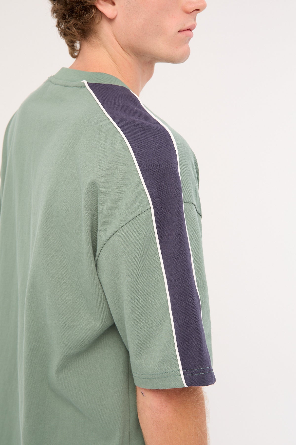 Rusty Uprising Panelled Heavy Tee Slate - Image 5