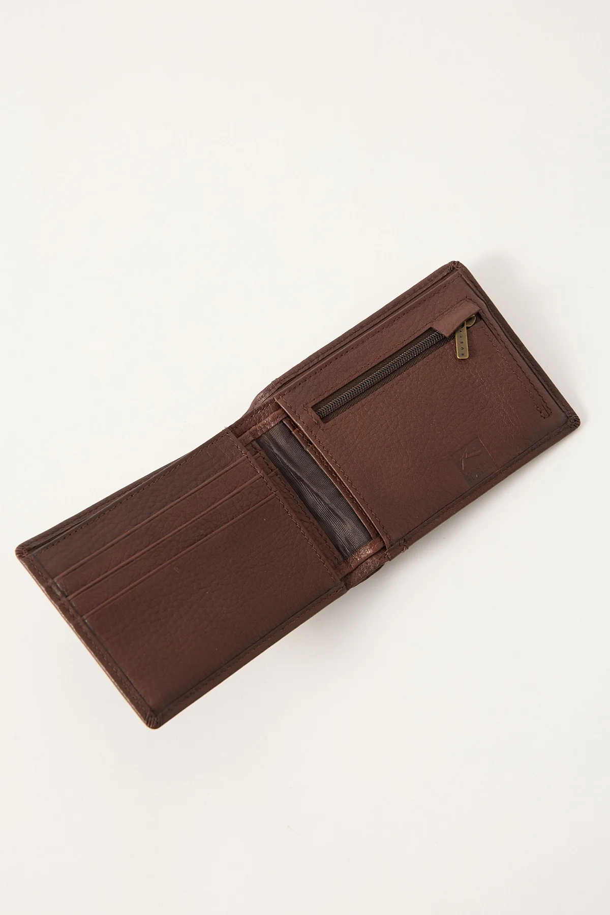 Rusty High River 2 Leather Wallet Dark Tan - Image 2