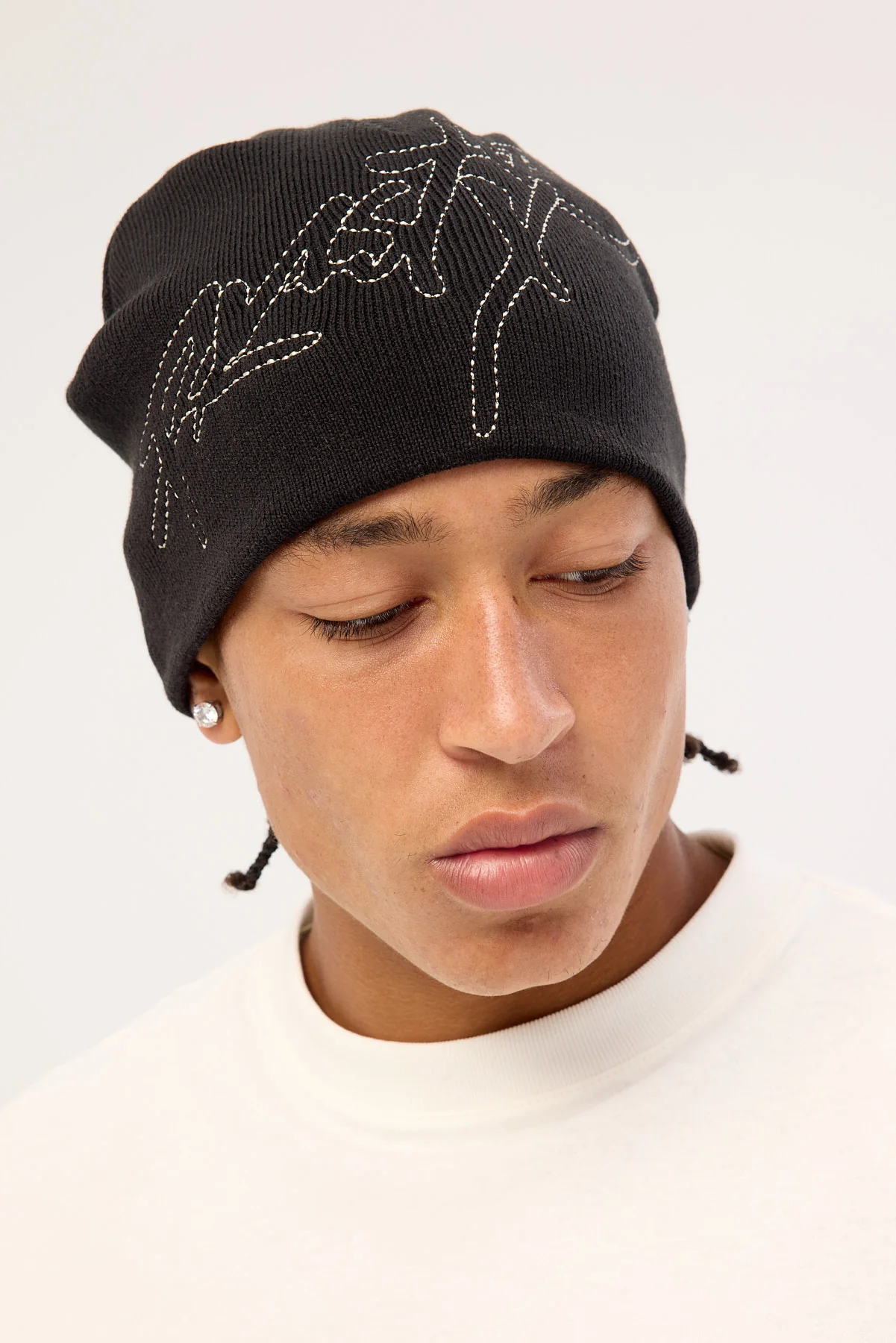Rusty Hoodus Beanie Black Black - Image 4