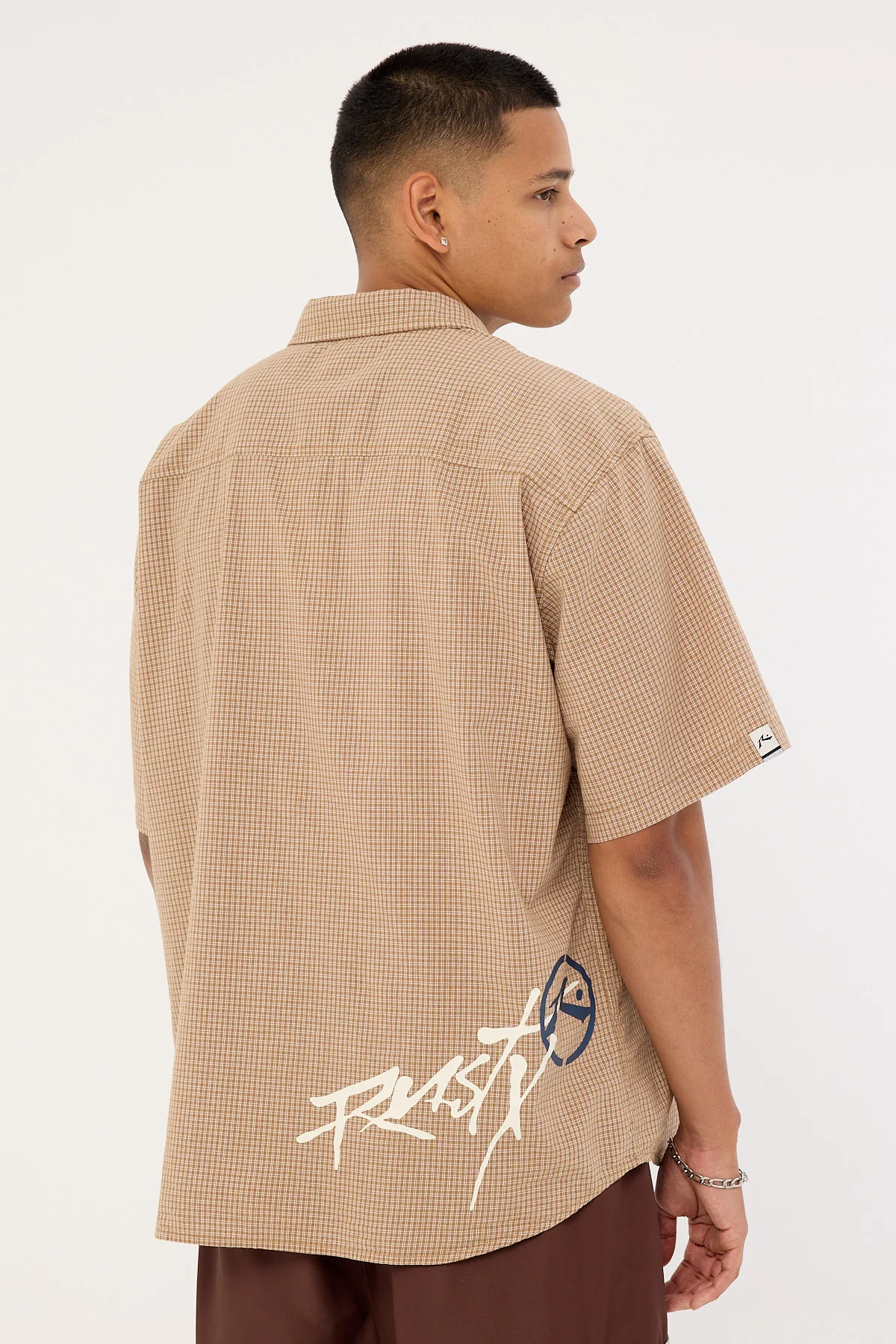 Rusty Hoodus Check Shirt Tobacco